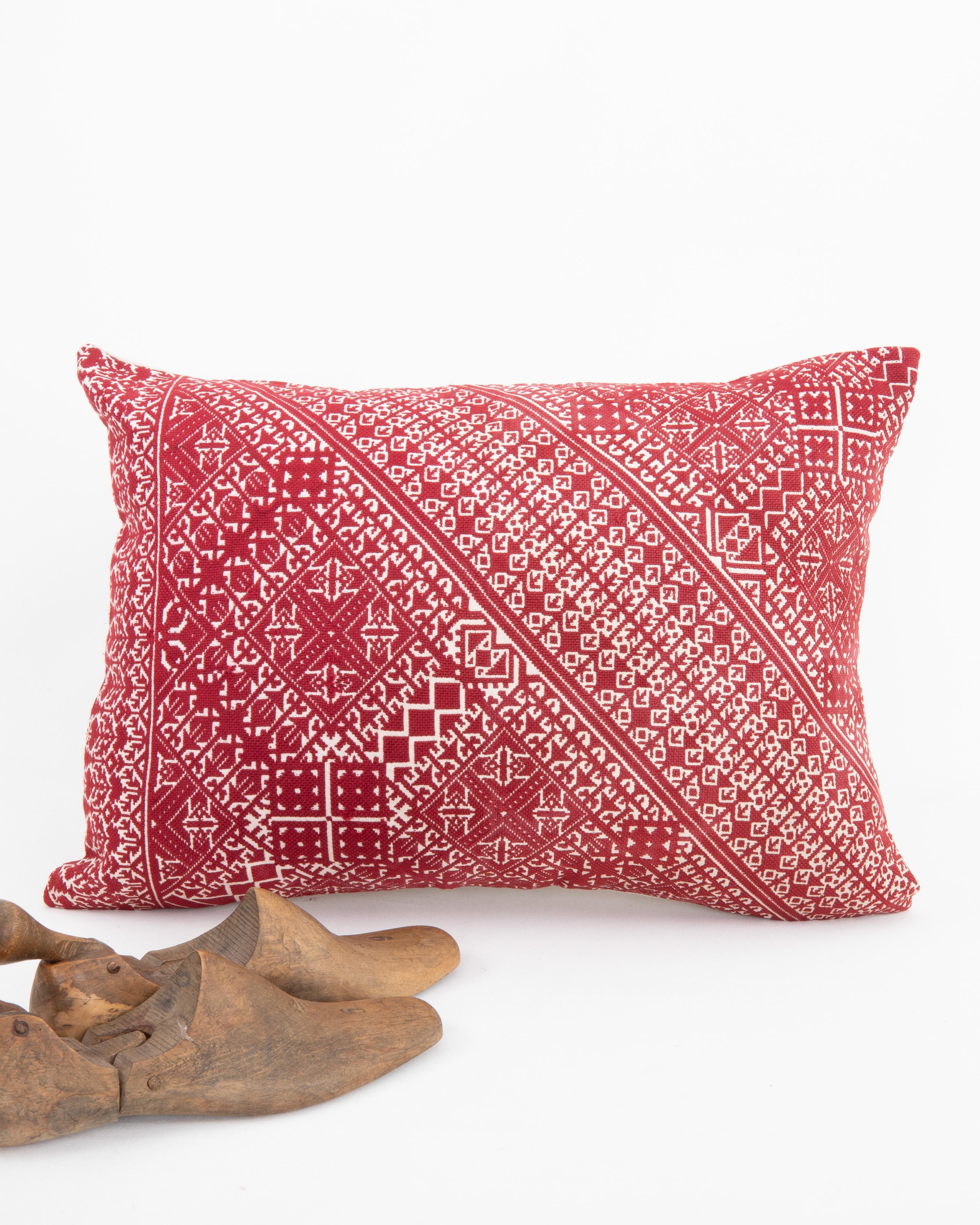 Ricamato Fez vintage  Federa con ricamo, Marocco, 1960 in vendita