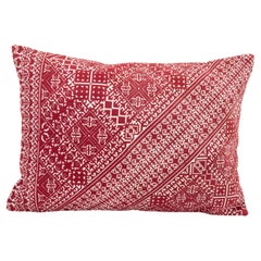 Vintage Fez Embroidery Pillowcase, 1960s Morocco