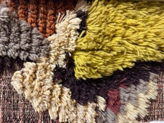 Vintage Fiber Art Woven Wall Hanging