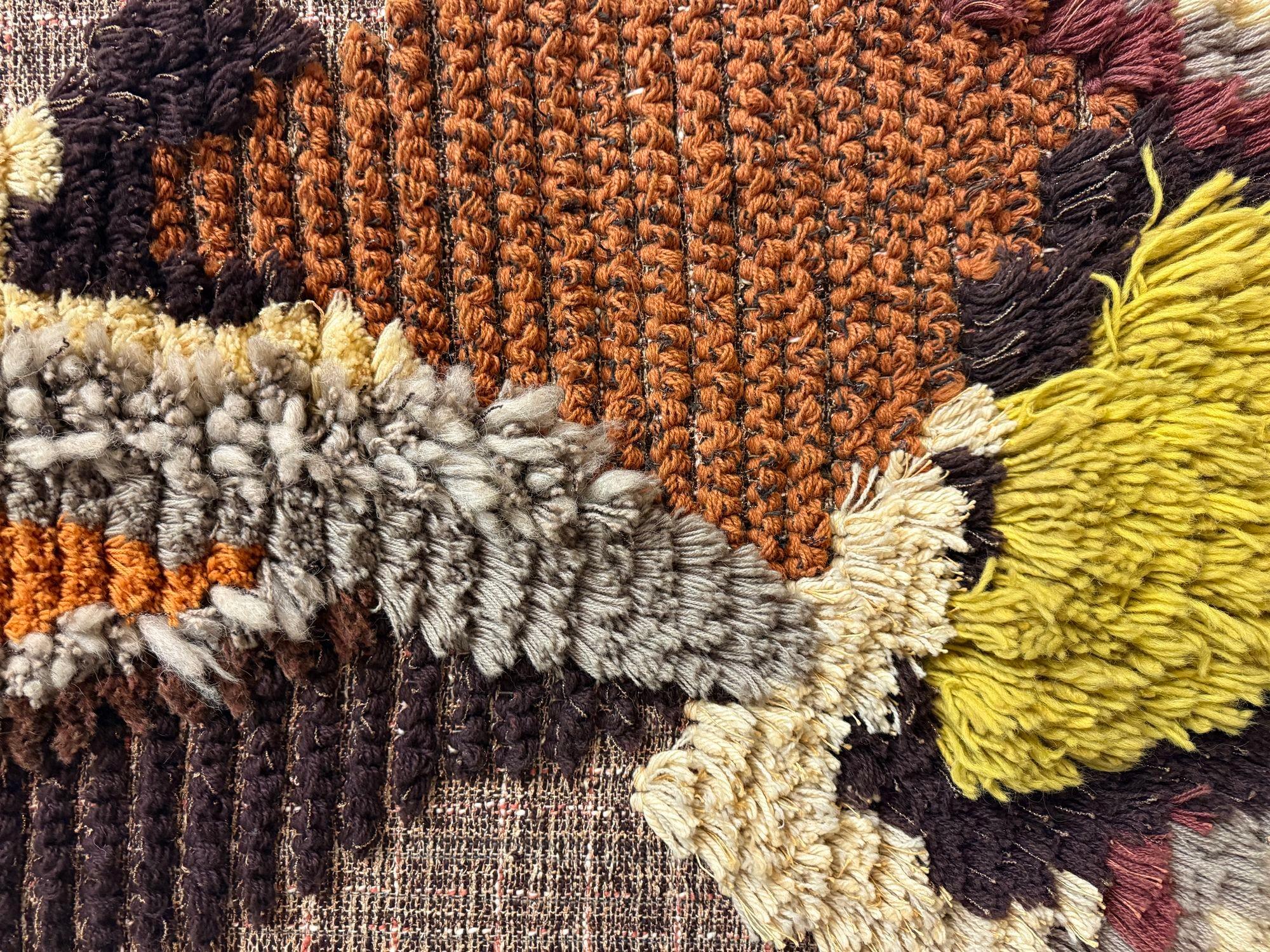 Vintage Fiber Art Woven Wandbehang (Naturfaser) im Angebot