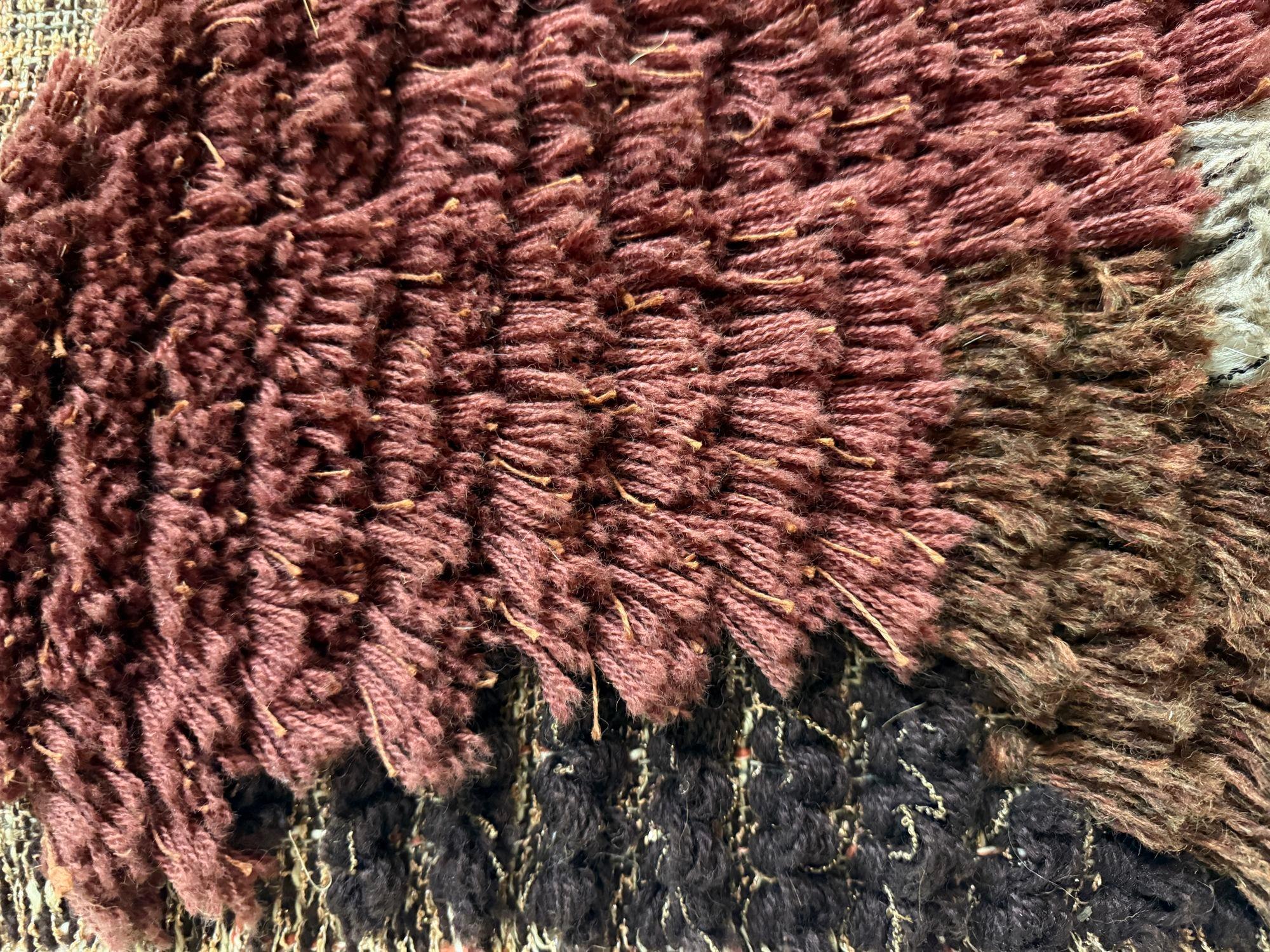 Vintage Fiber Art Woven Wandbehang im Angebot 2