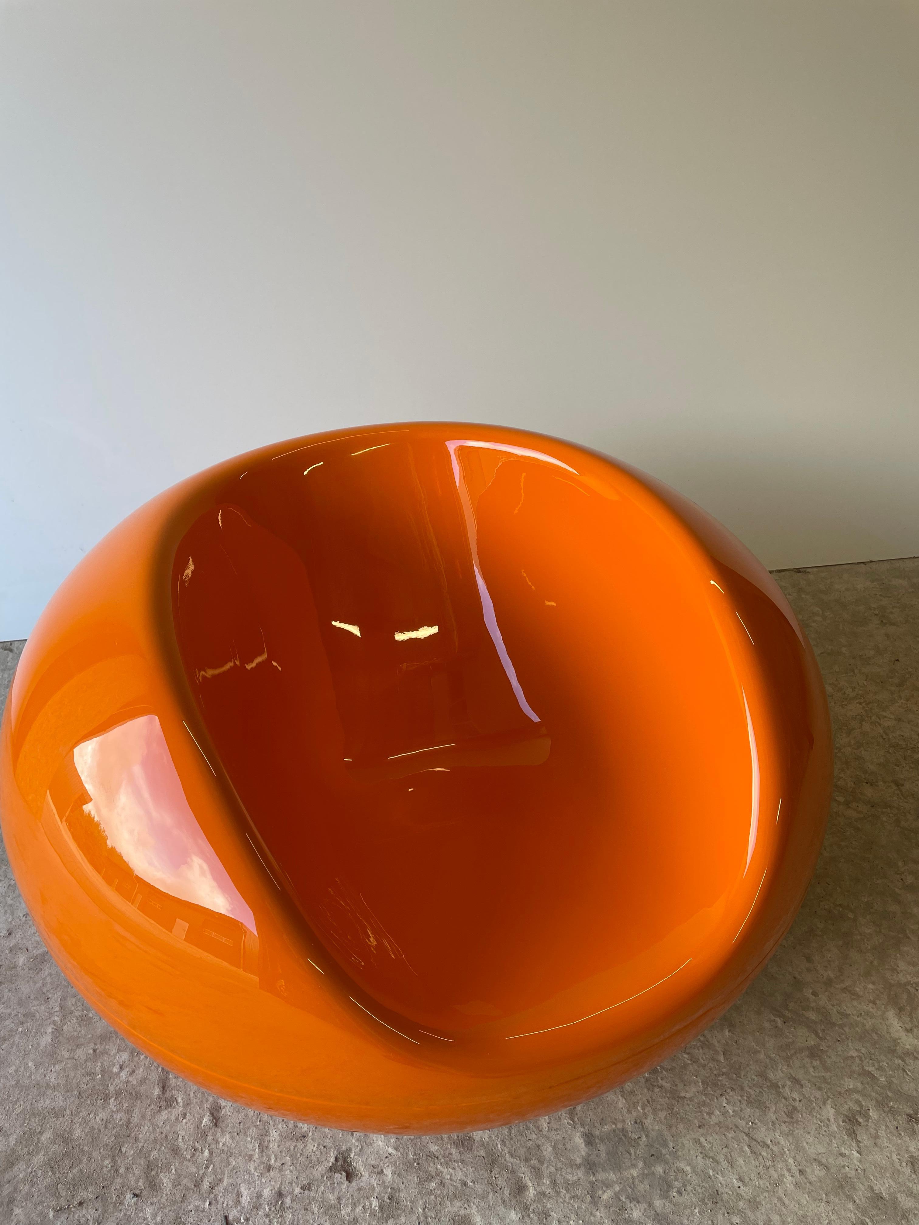 Vintage Fiberglas Pastil Schaukelstuhl Von Eero Aarnio Für Asko Egg Chair, 1960 (Space Age) im Angebot