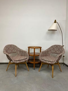 Poltrone vintage in fibra di vetro di Miroslav Navrátil