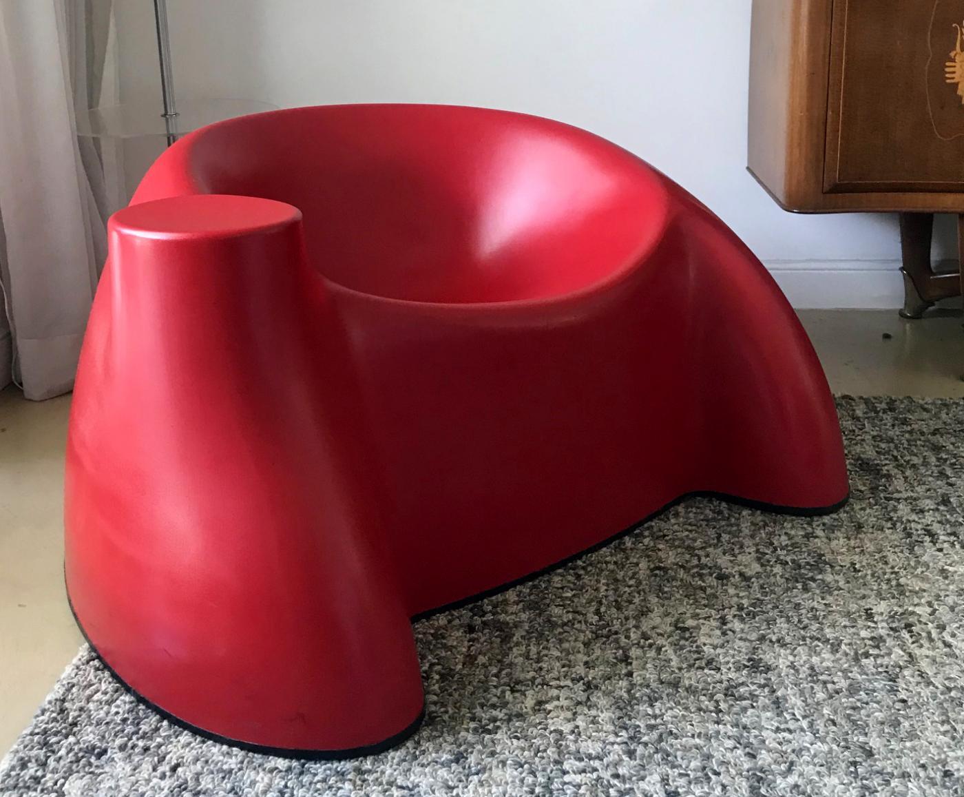 Organic Modern Vintage Lounge Chair after Wendell Castle