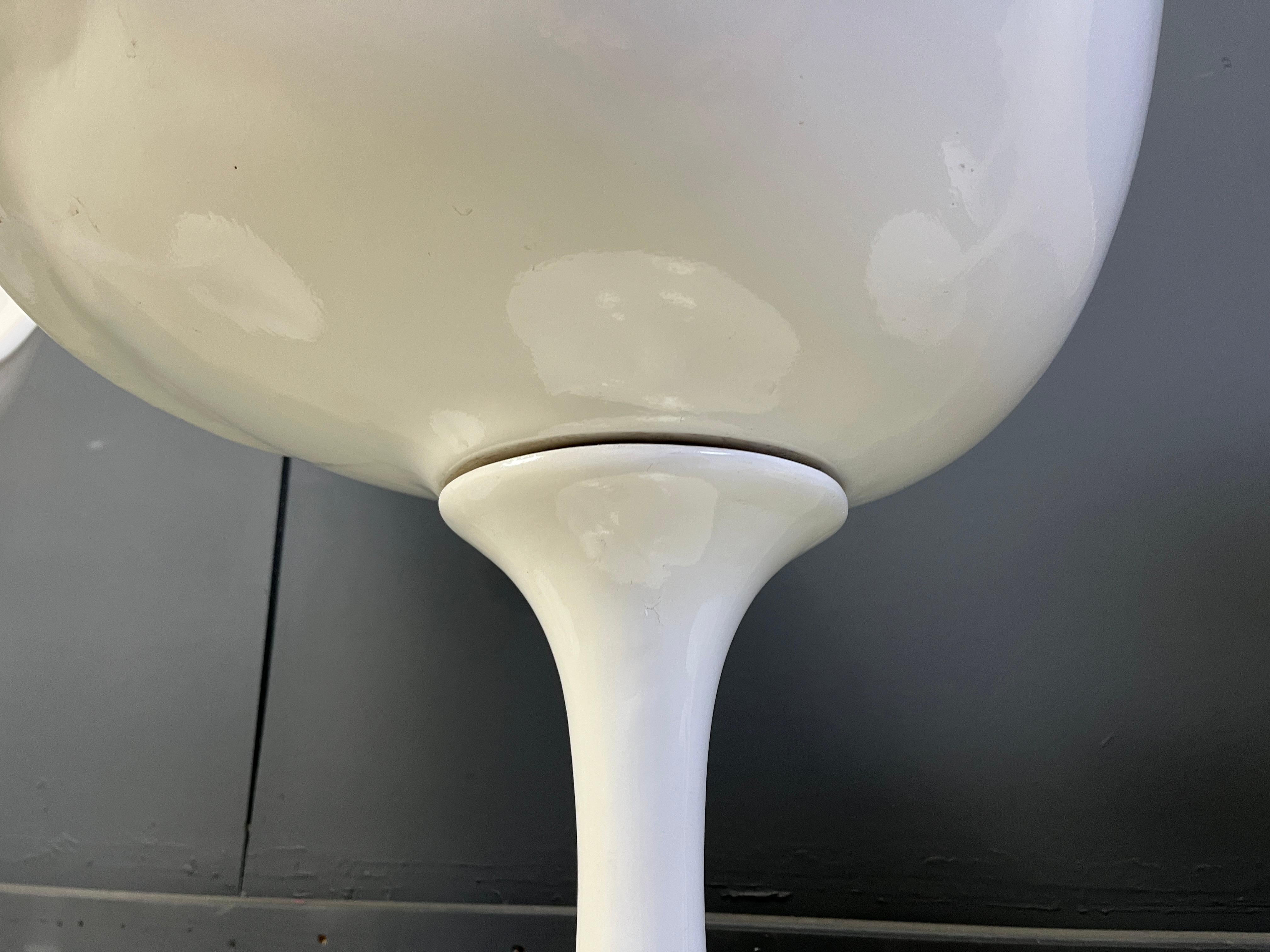 Chaises de salle à manger tulipe vintage en fibre de verre de l'ère spatiale, ensemble de 4 - années 1960 en vente 5