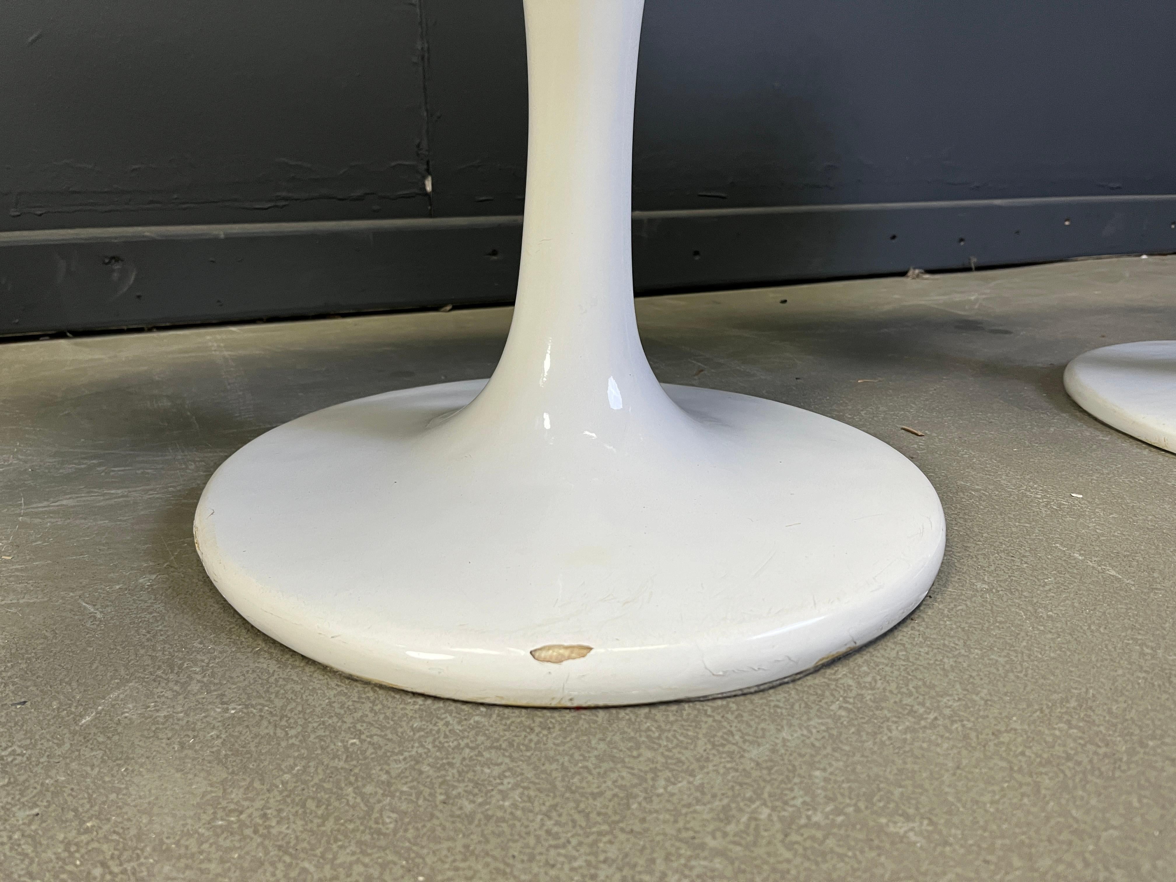 Chaises de salle à manger tulipe vintage en fibre de verre de l'ère spatiale, ensemble de 4 - années 1960 en vente 6