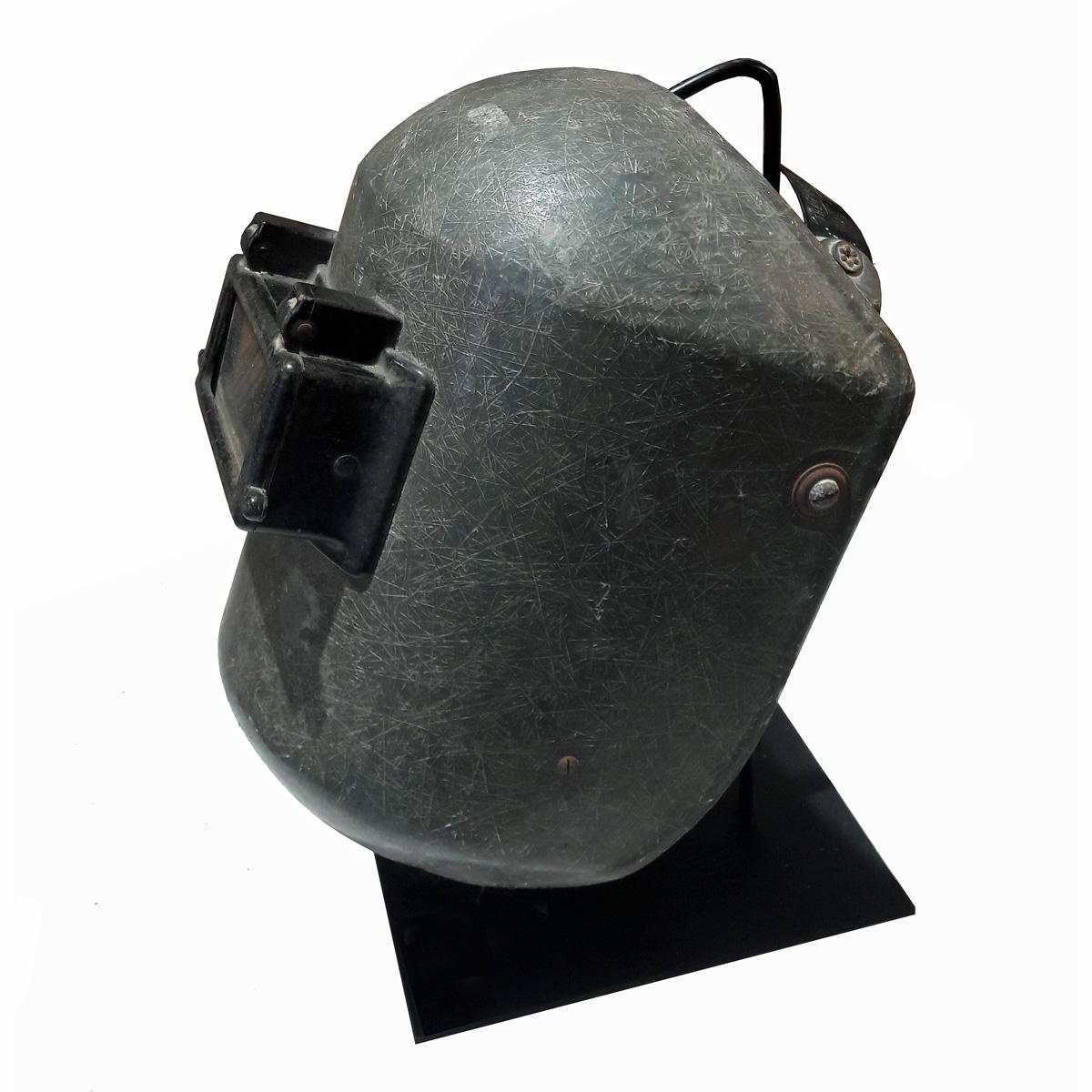 old welding helmet