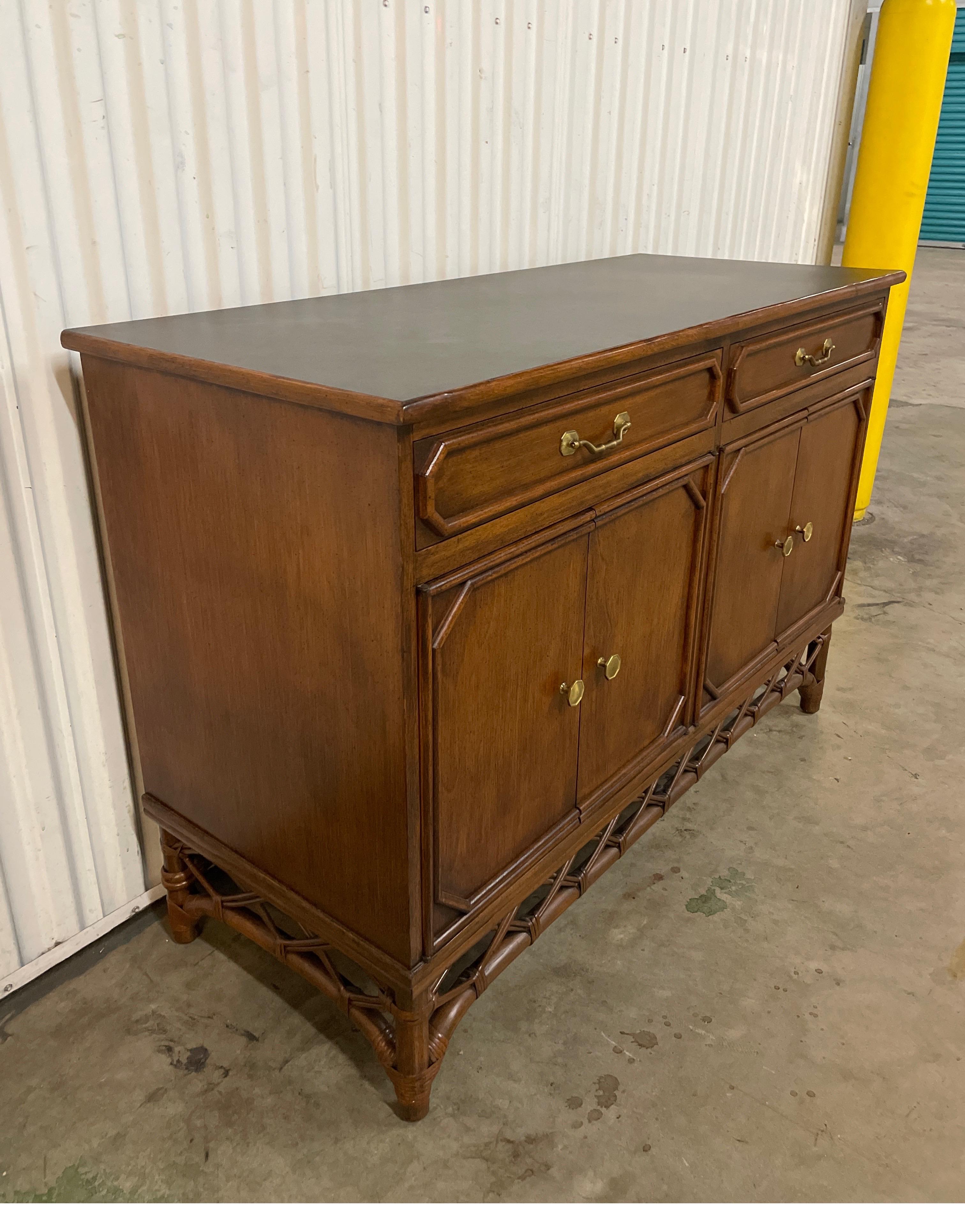 Vintage Ficks Reed Buffet In Good Condition In West Palm Beach, FL