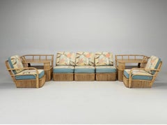 Vintage Ficks Reed Midcentury Sectional Seating