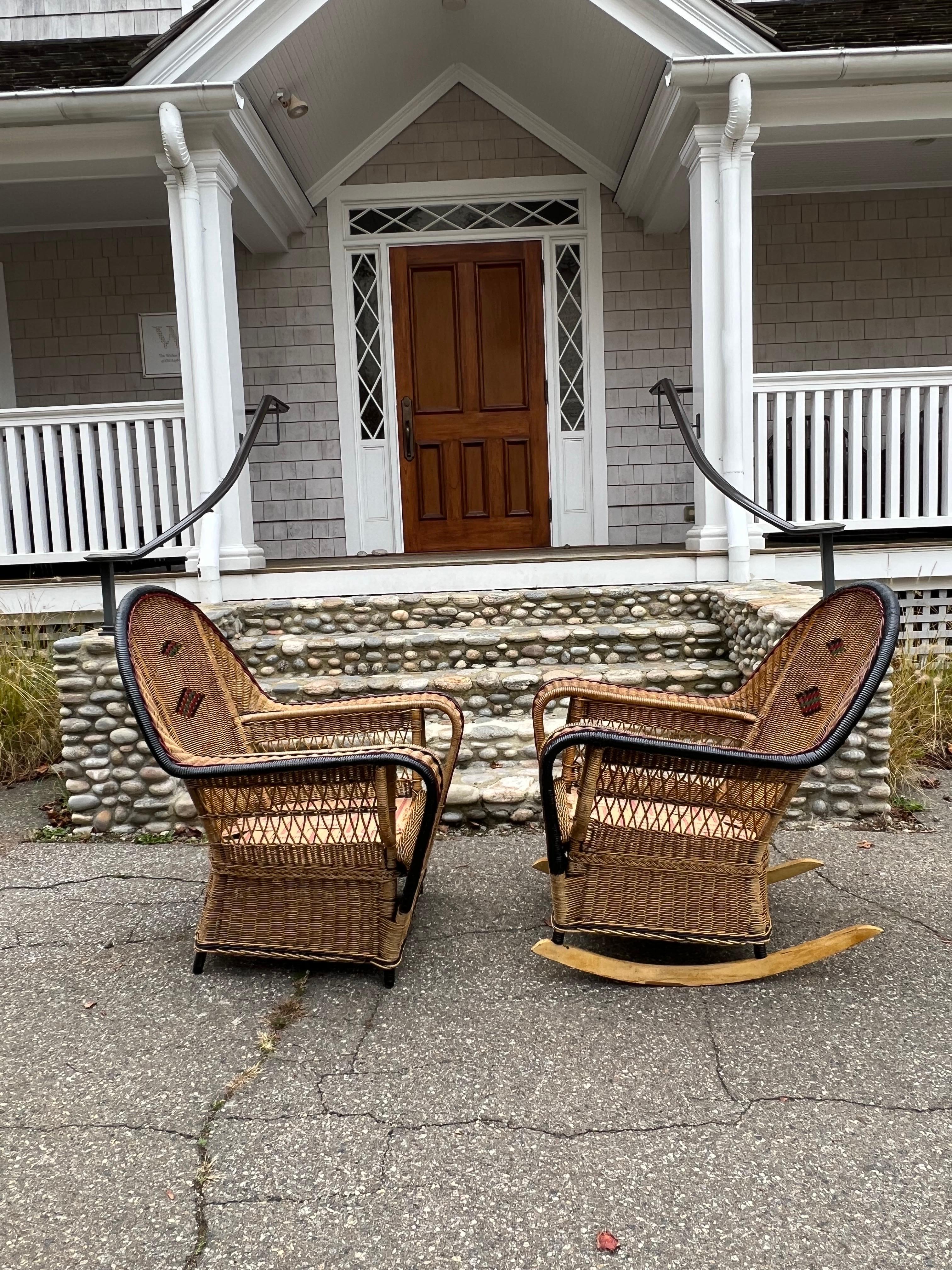 Vintage Ficks Reed Wicker Set For Sale 3