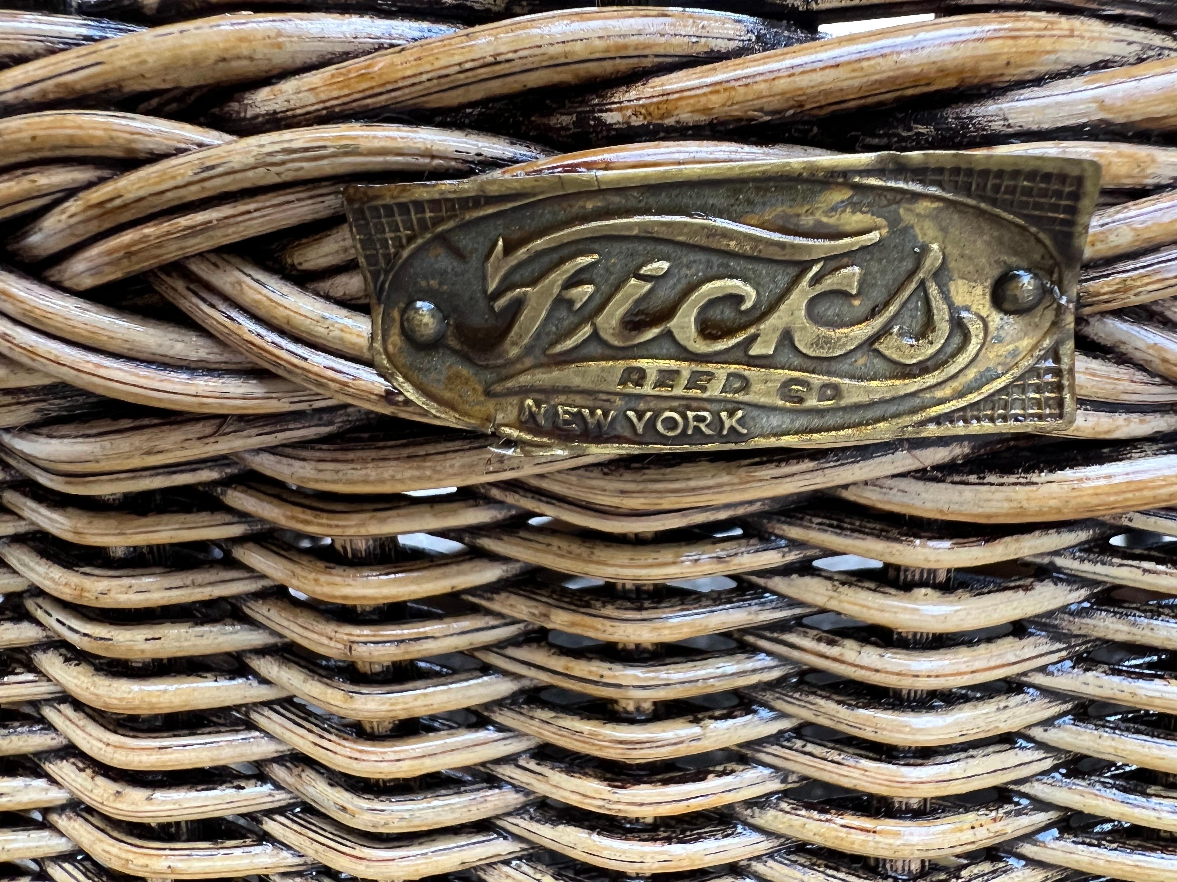 Vintage Ficks Reed Wicker Set For Sale 6