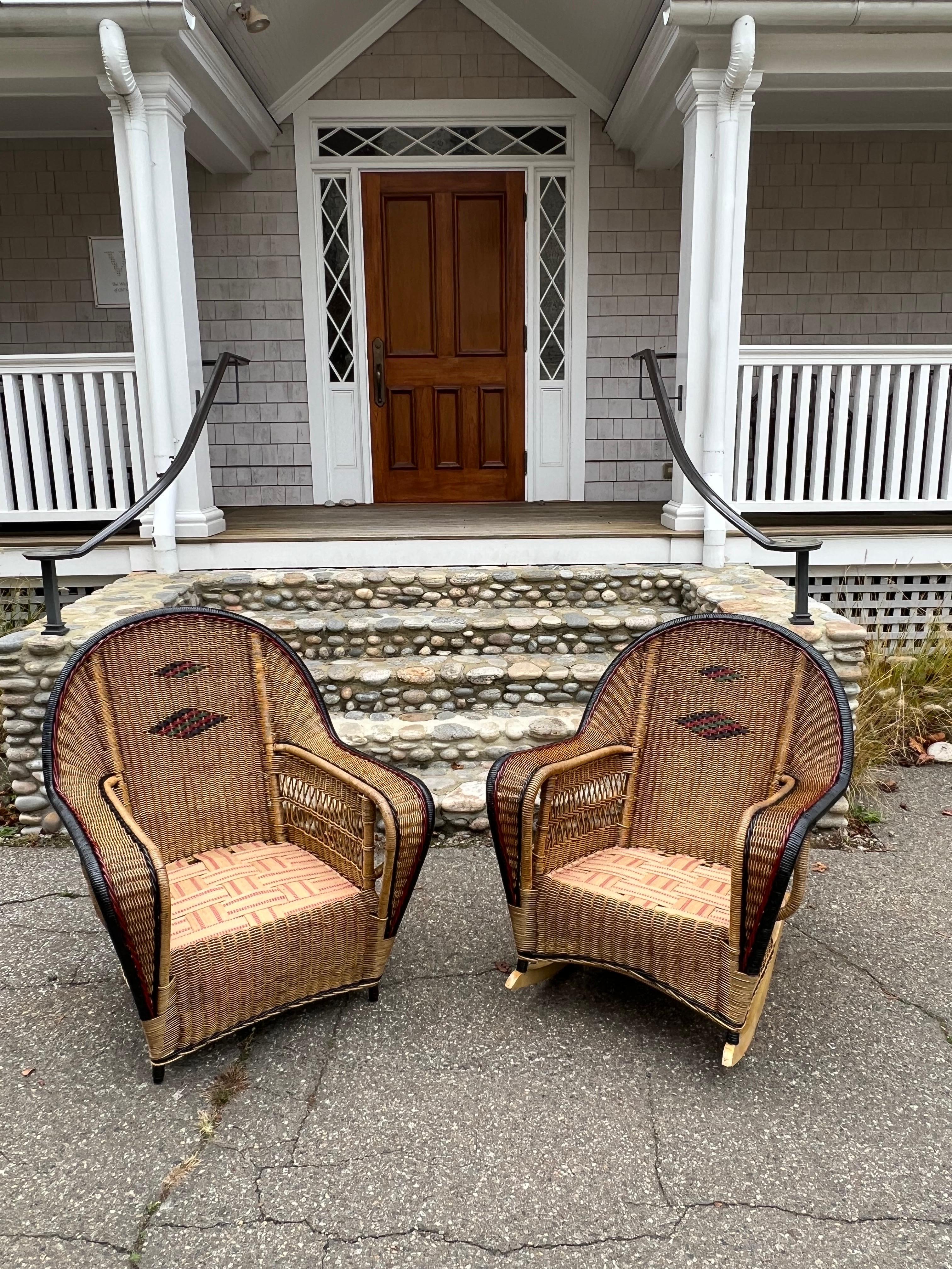 Vintage Ficks Reed Wicker Set For Sale 2