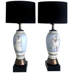 Vintage Figural Porcelain Table Lamps