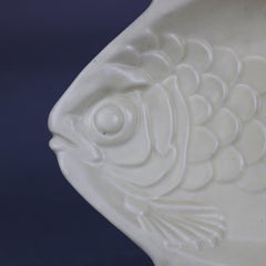 Vintage Figural Rookwood Art Pottery Angel Fish Serving Tray, Dated 1935