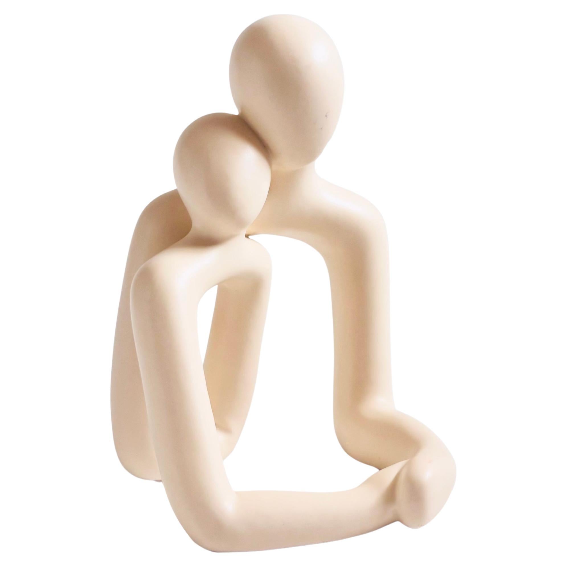 Vintage Figurative Ceramic Sculpture