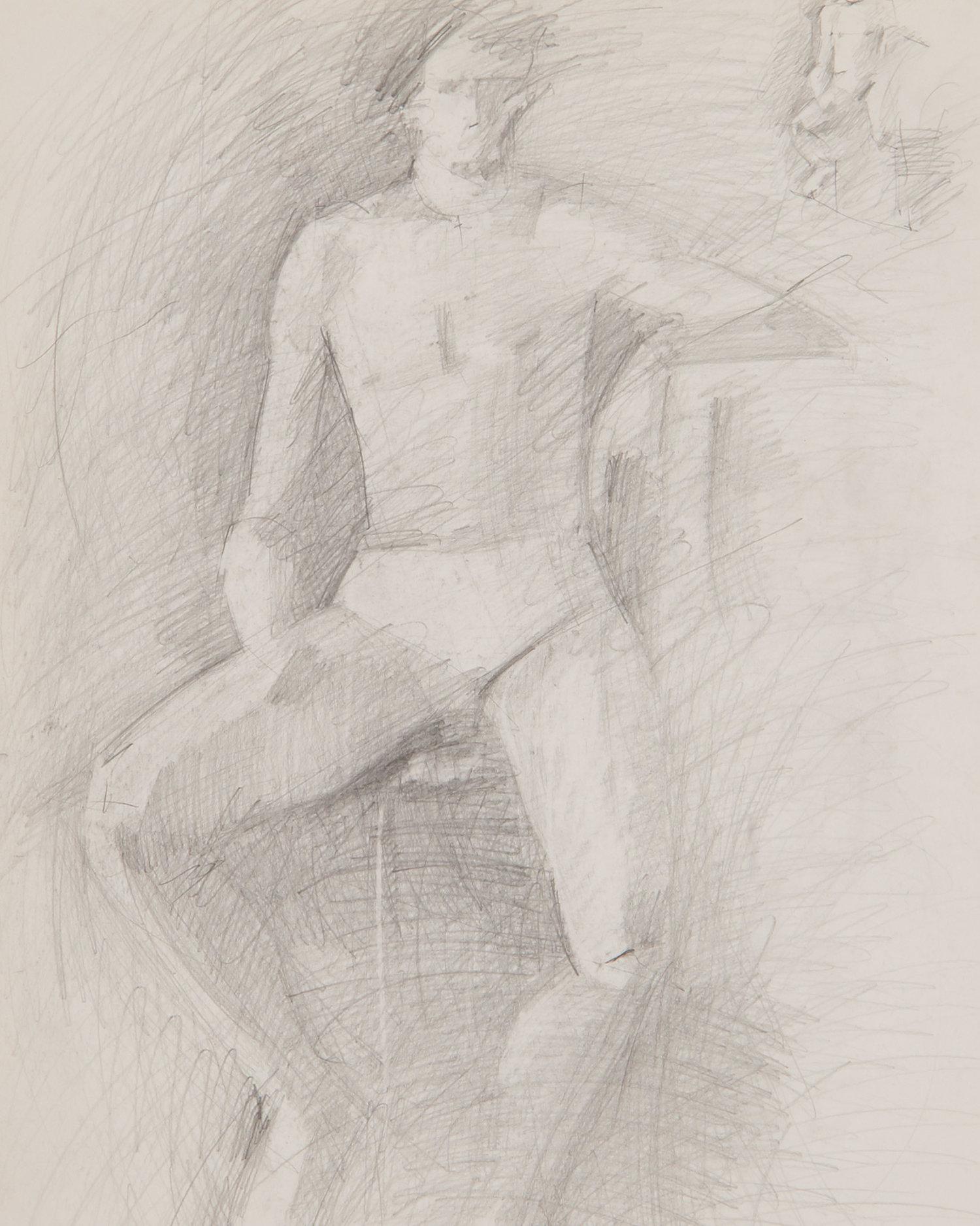 While in Athens, Greece we came across an artist portfolio bursting at the seams with thoughtful pencil sketches. We imagine this artist spent much time in the museums of Athens, perfecting his techniques. This is one in a series of 10. 

We’ve