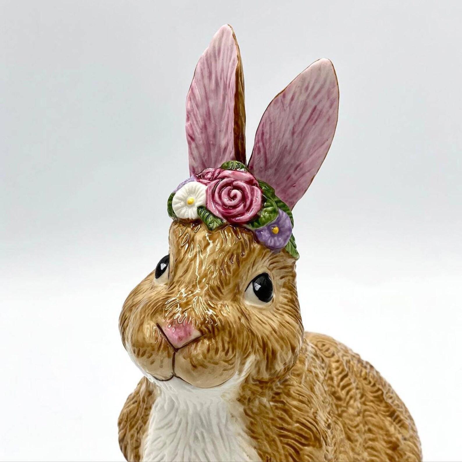 Vintage Figurines Villeroy & Boch Bunny Rabbits  Easter Bunnies Villeroy 1