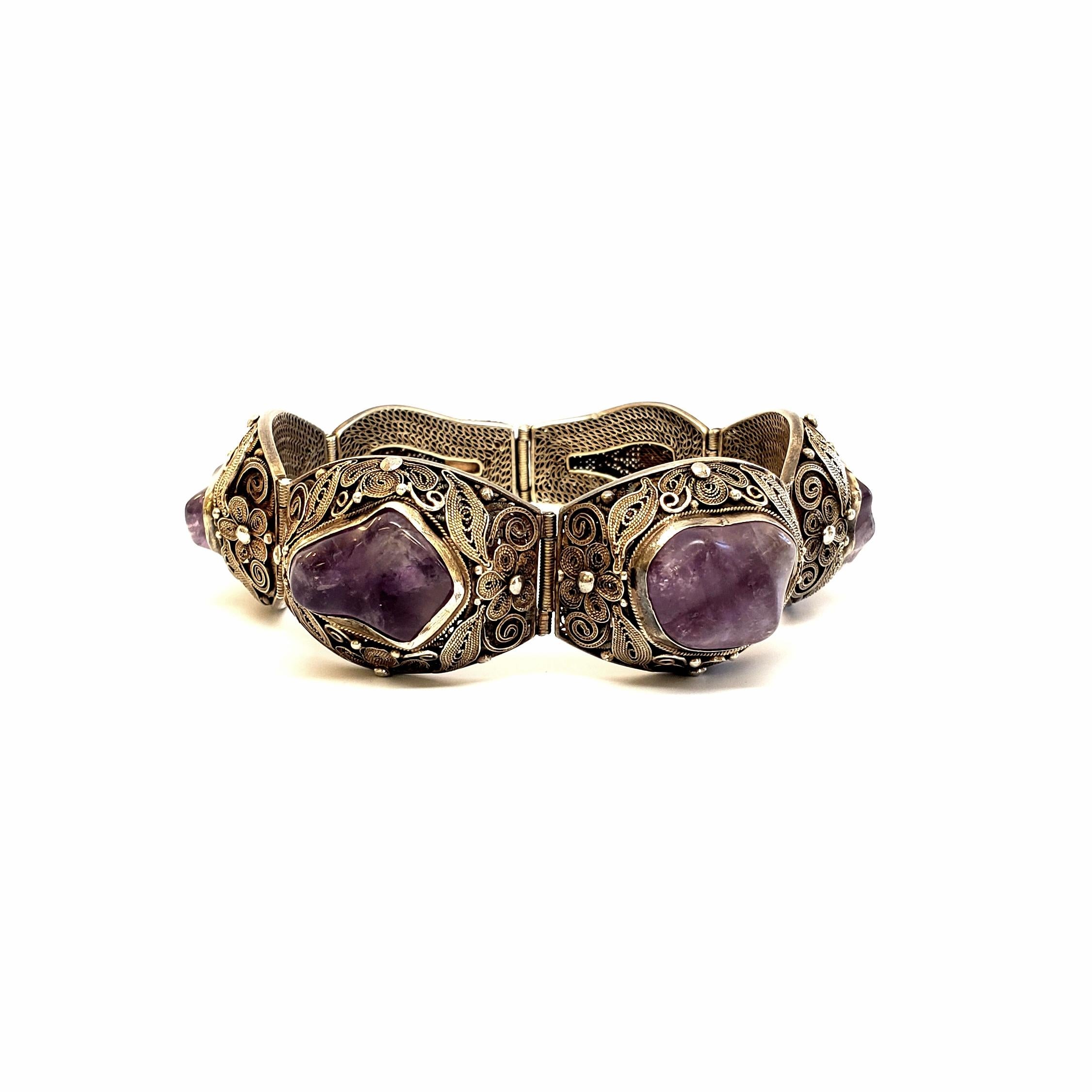 antique amethyst bracelet