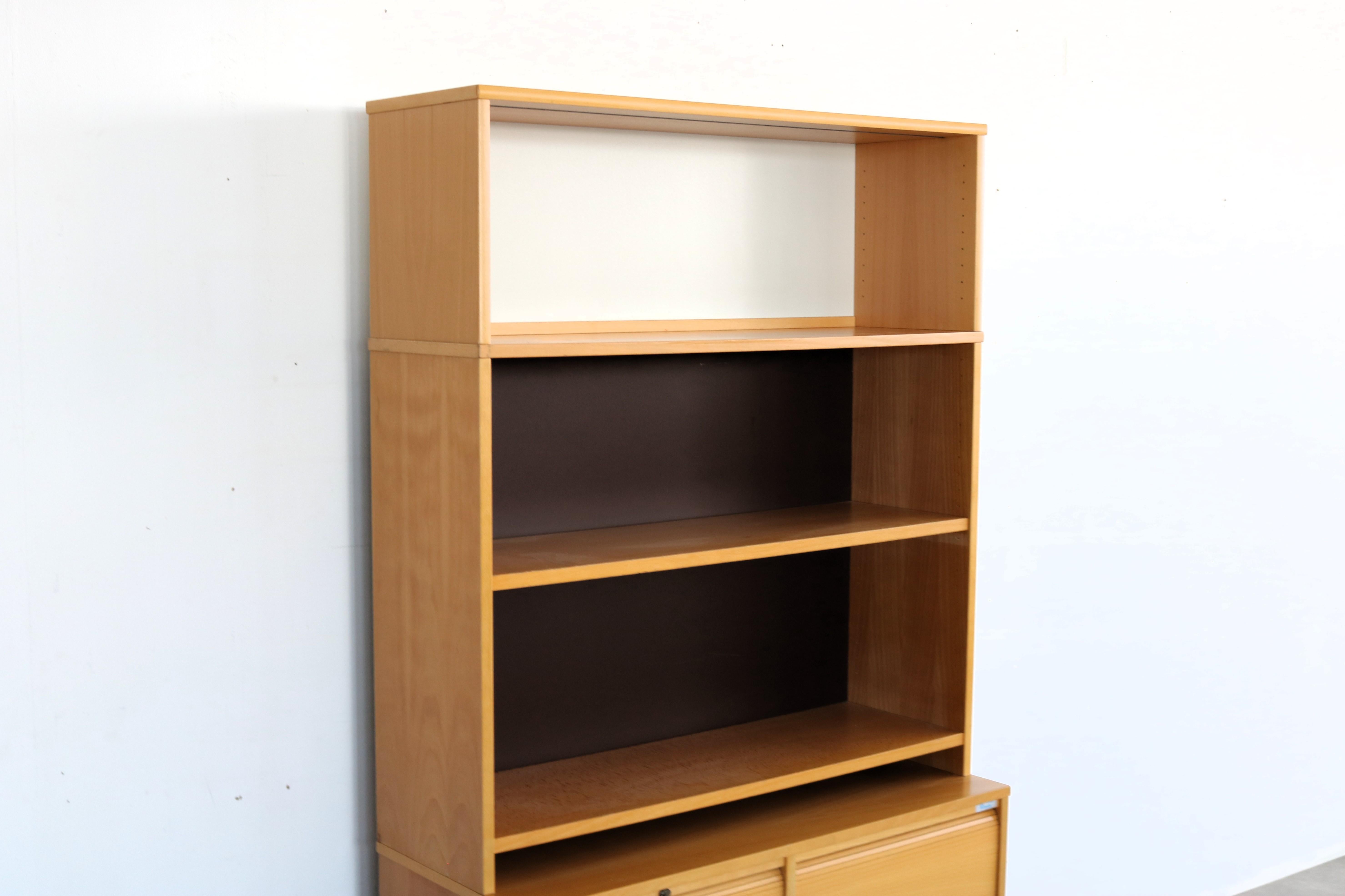 Metal vintage filing cabinet  bookcase  Kinnarps  Swedish For Sale