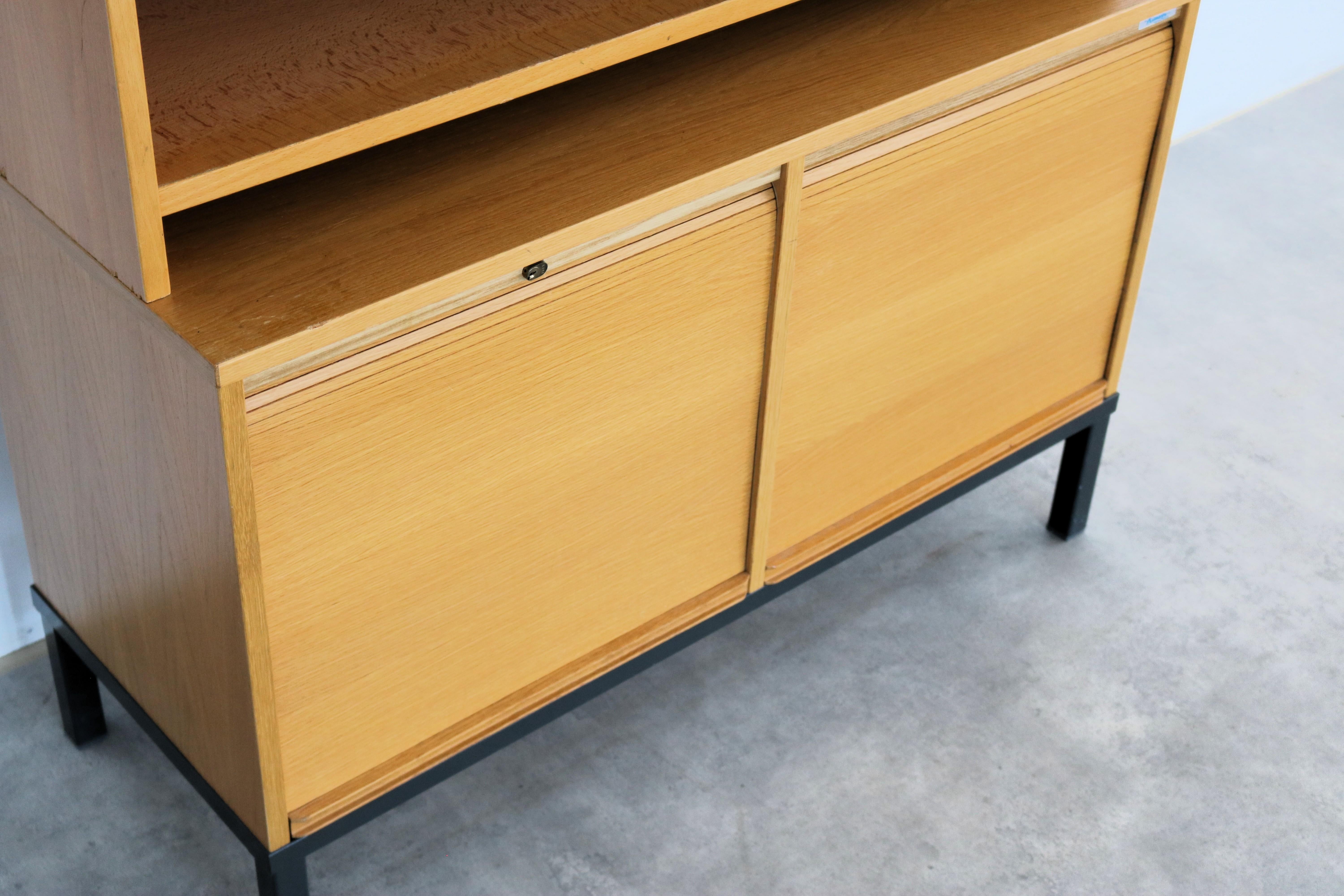 vintage filing cabinet  bookcase  Kinnarps  Swedish For Sale 1