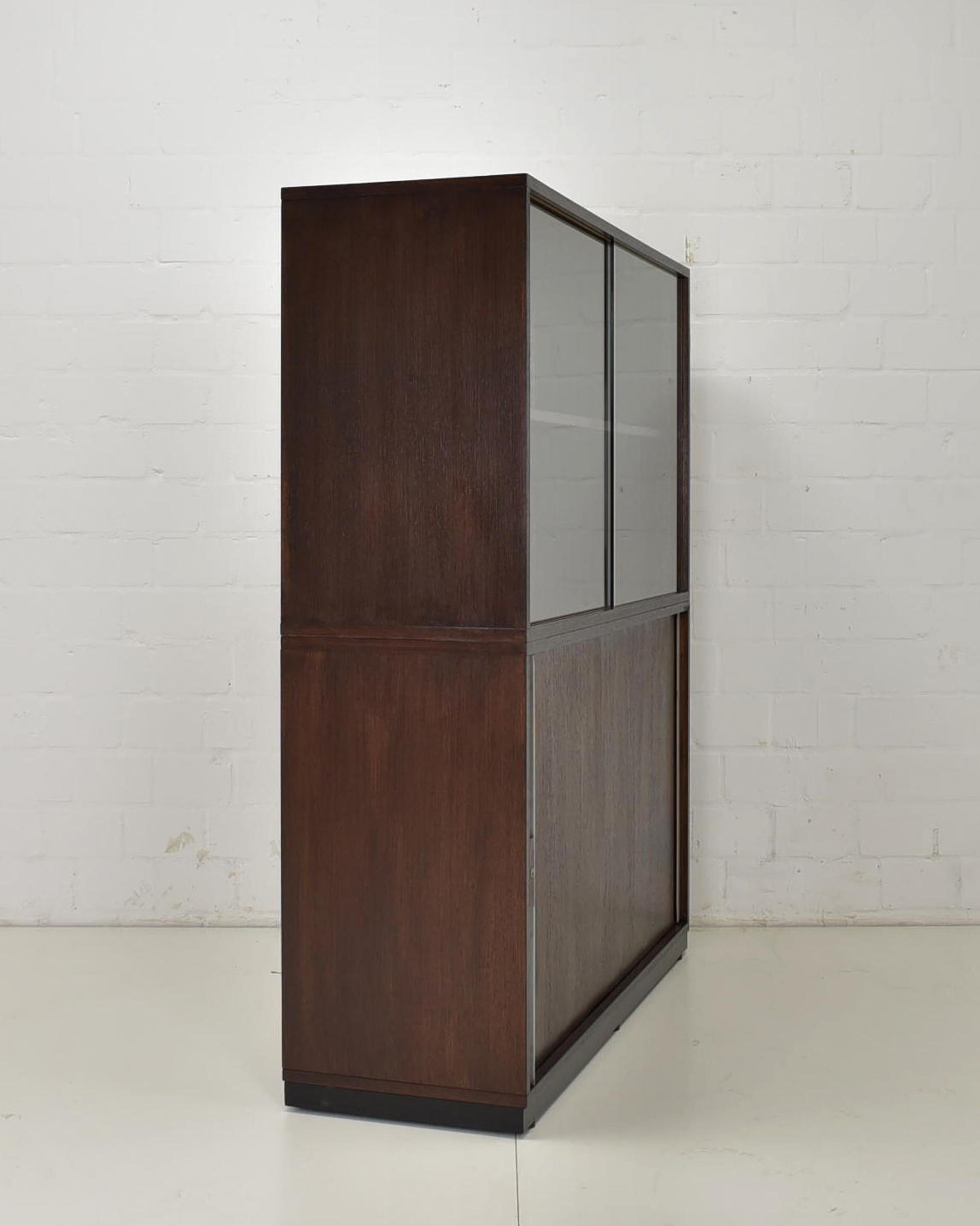 Vintage Filing Cabinet / Office Cabinet Sliding Doors Showcase, 1980 For Sale 6