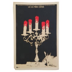 Vintage Film Poster La Ultima Cena Cuban Movie 1977 by Tomas Gutierrez /R. Azcuy