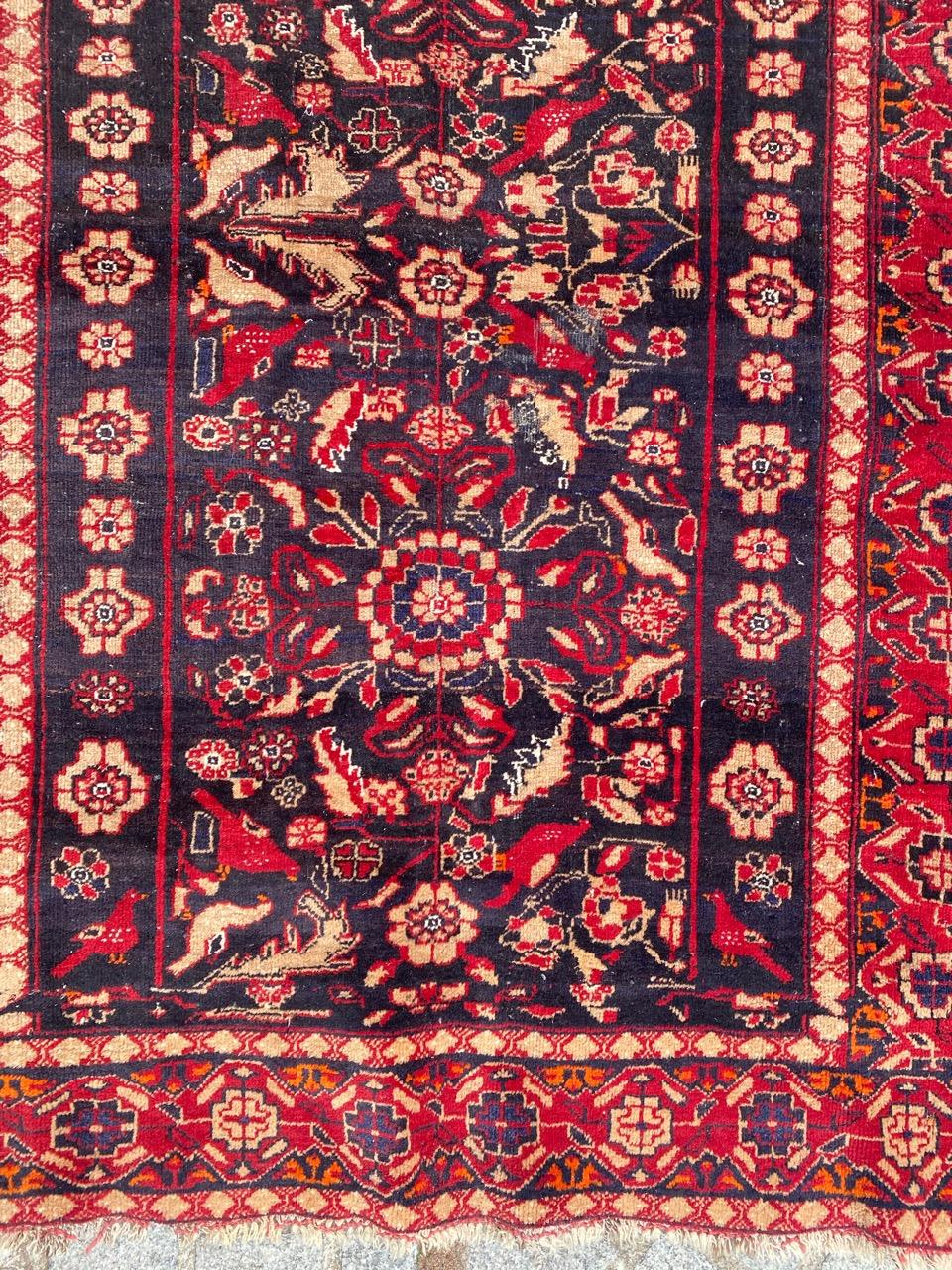 Tribal Vintage Fine Afghan Rug For Sale