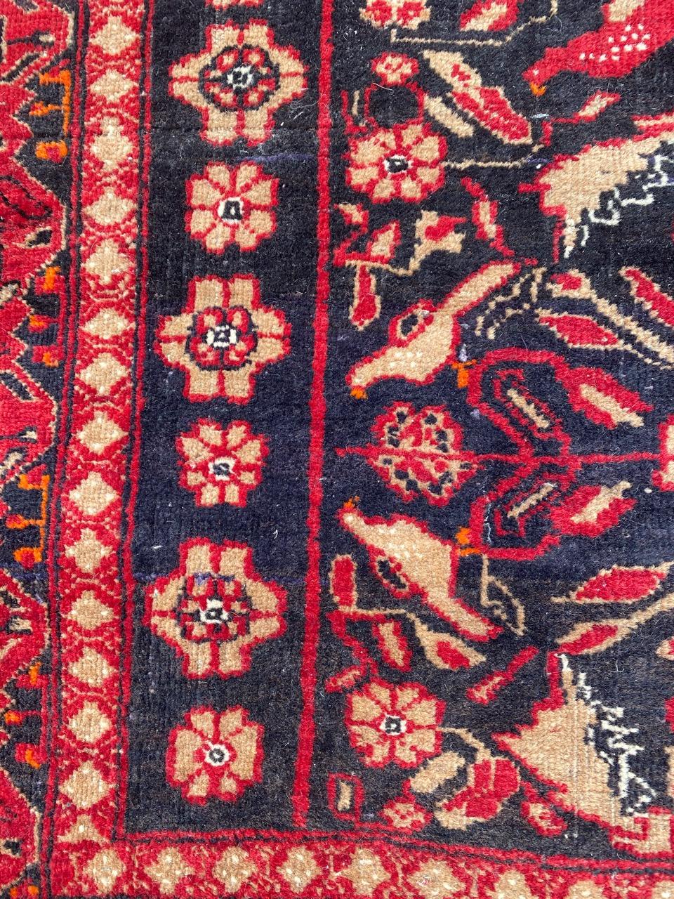 20th Century Vintage Fine Afghan Rug For Sale