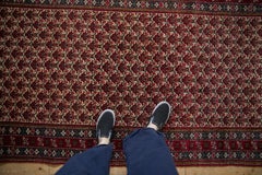 Vintage Fine Ardebil Rug Runner