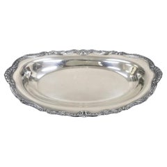 Plato ovalado para baratijas "Colonial del Sur" Vintage Fine Arts Silver Plate