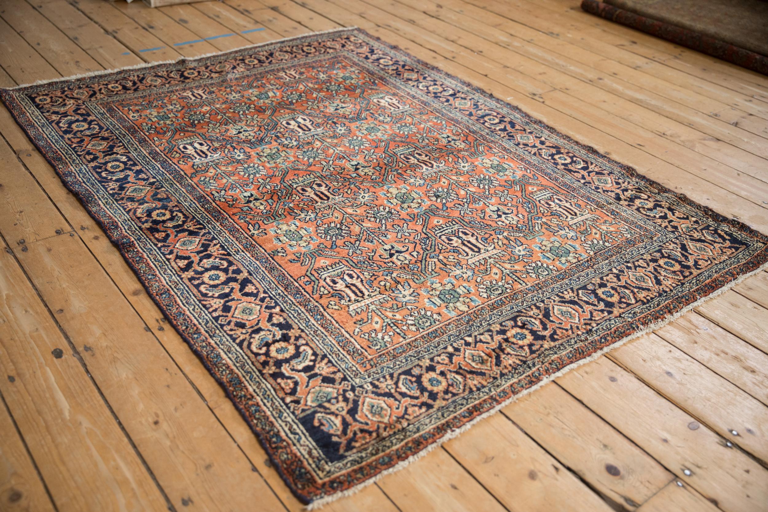 Persian Vintage Fine Bibikabad Rug For Sale