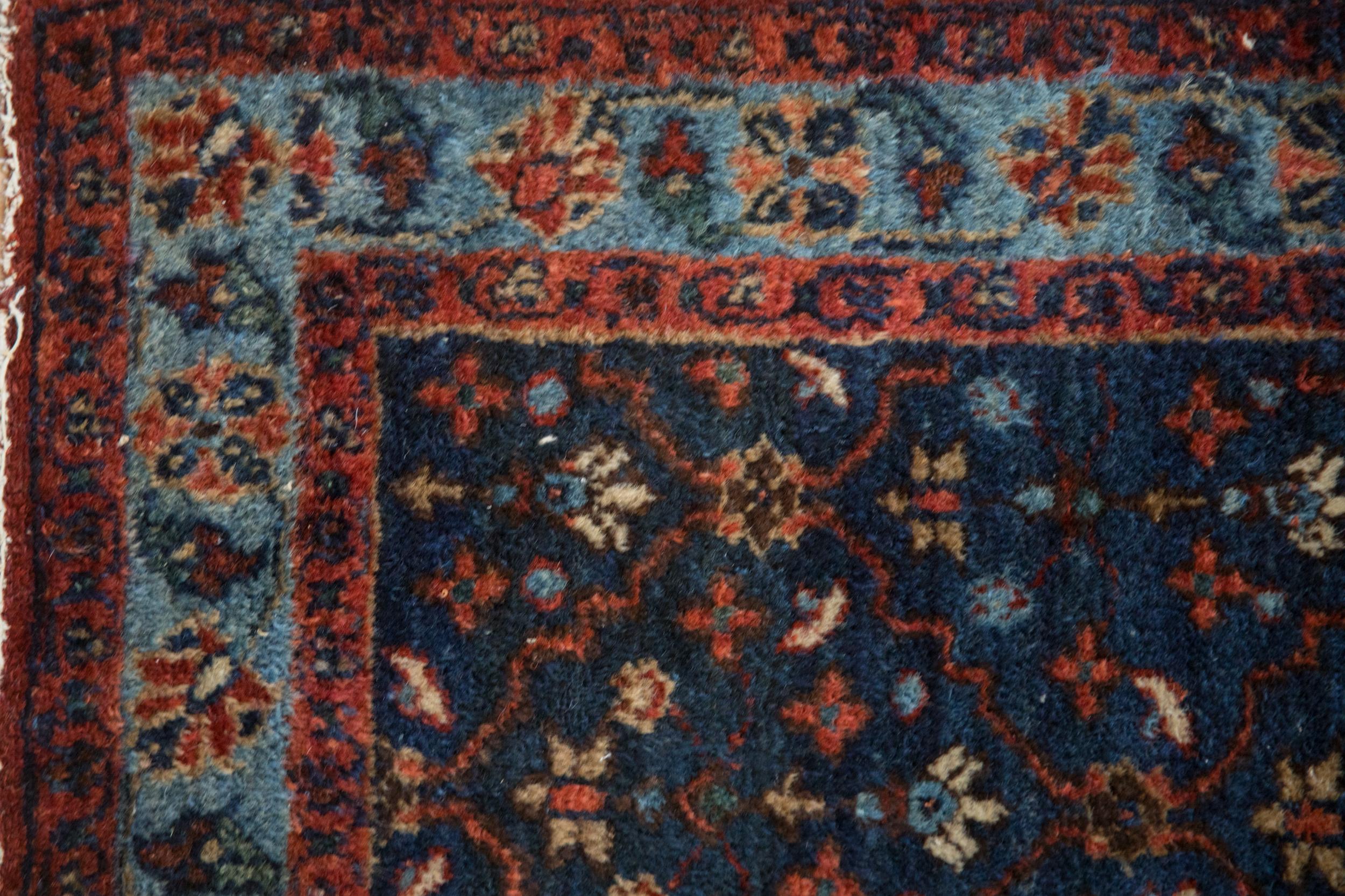 Feiner Vintage Bibikabad-Teppich (Handgeknüpft) im Angebot