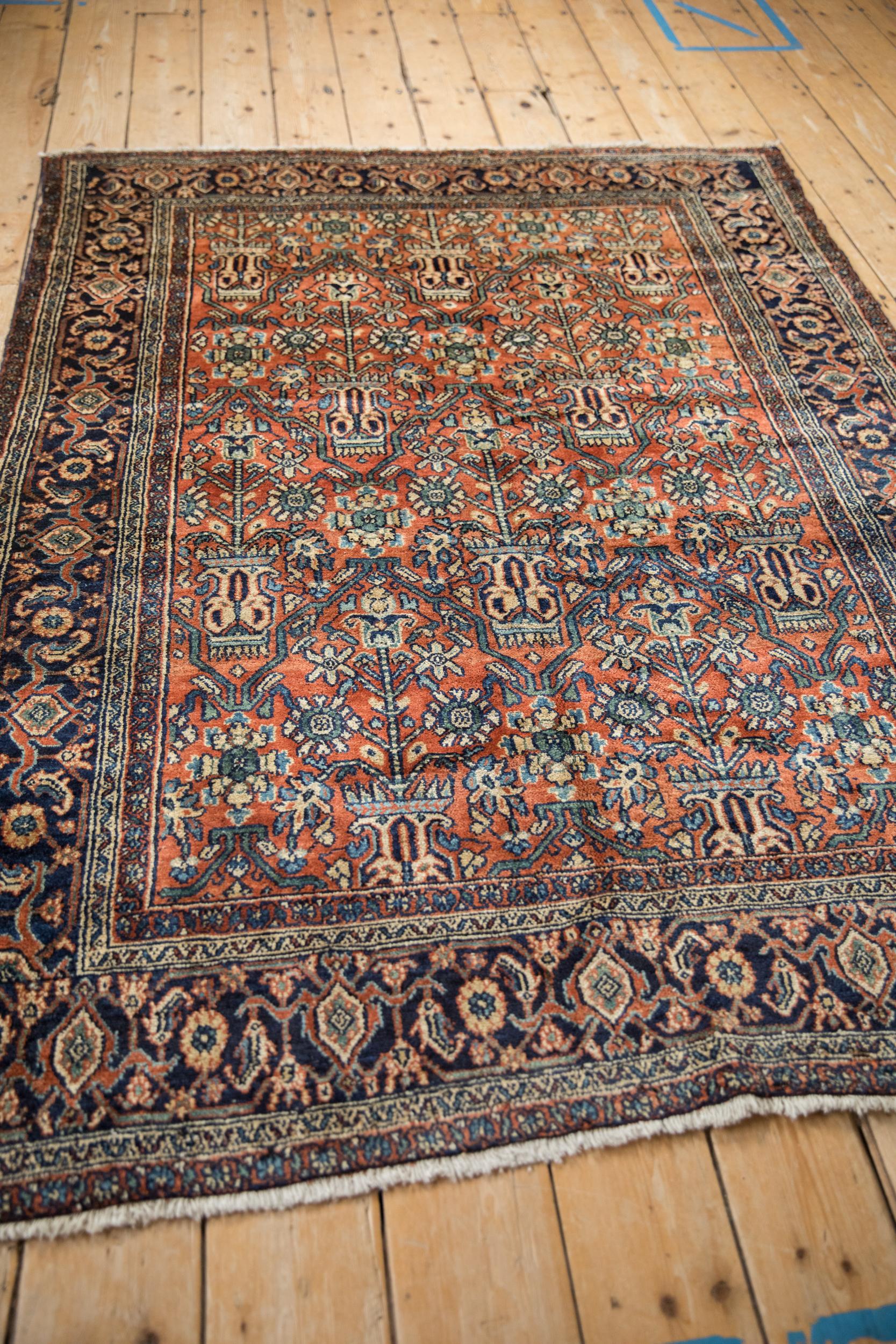 Wool Vintage Fine Bibikabad Rug For Sale