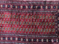 Tapis vintage afghan Boukhara raffiné