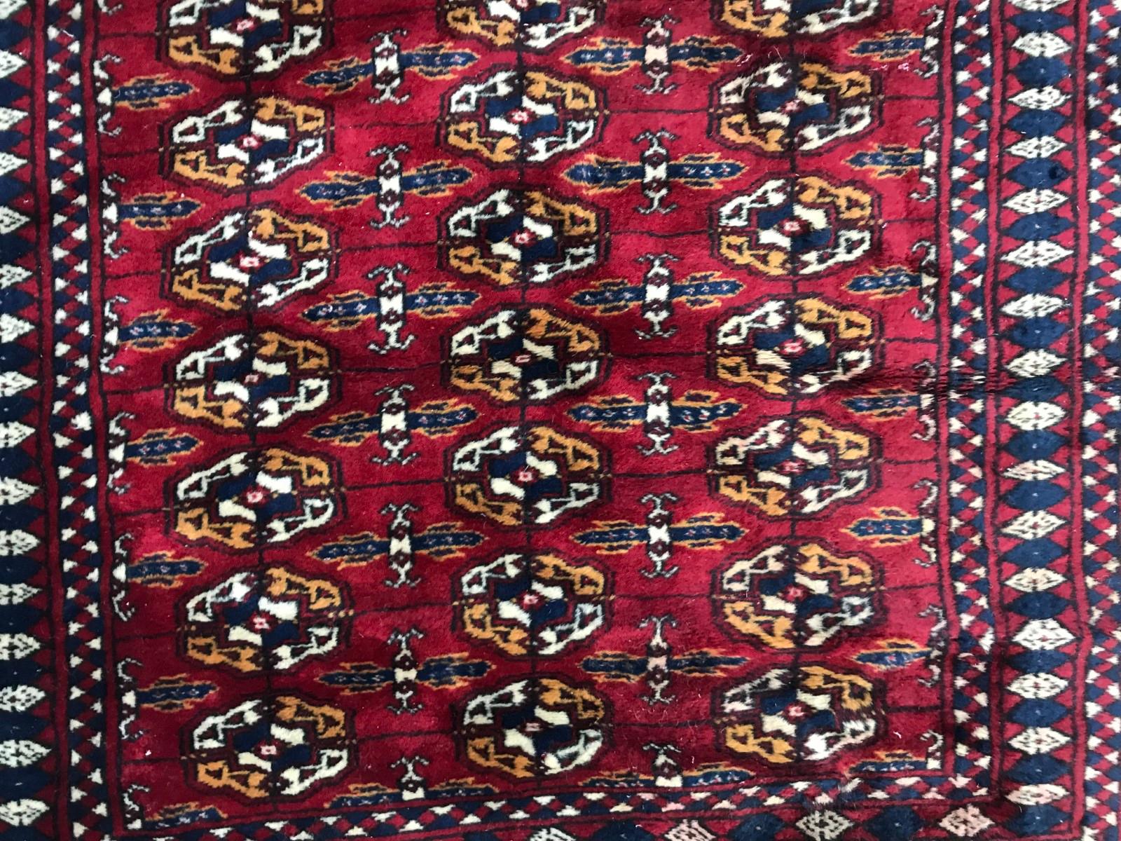Kazak Vintage Fine Boukhara Afghan Rug For Sale