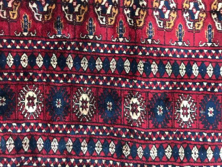 Tapis ancien Afghan Boukhara fait main 78X120 CM