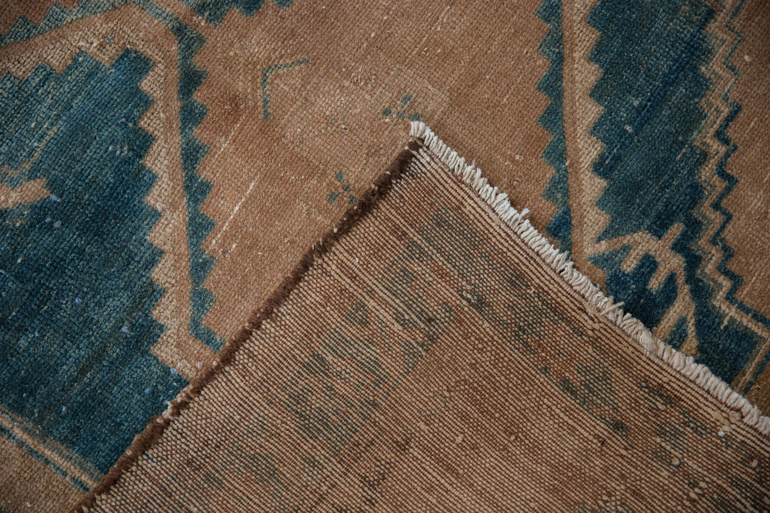 Vintage Fine Distressed Hamadan Square Rug For Sale 2