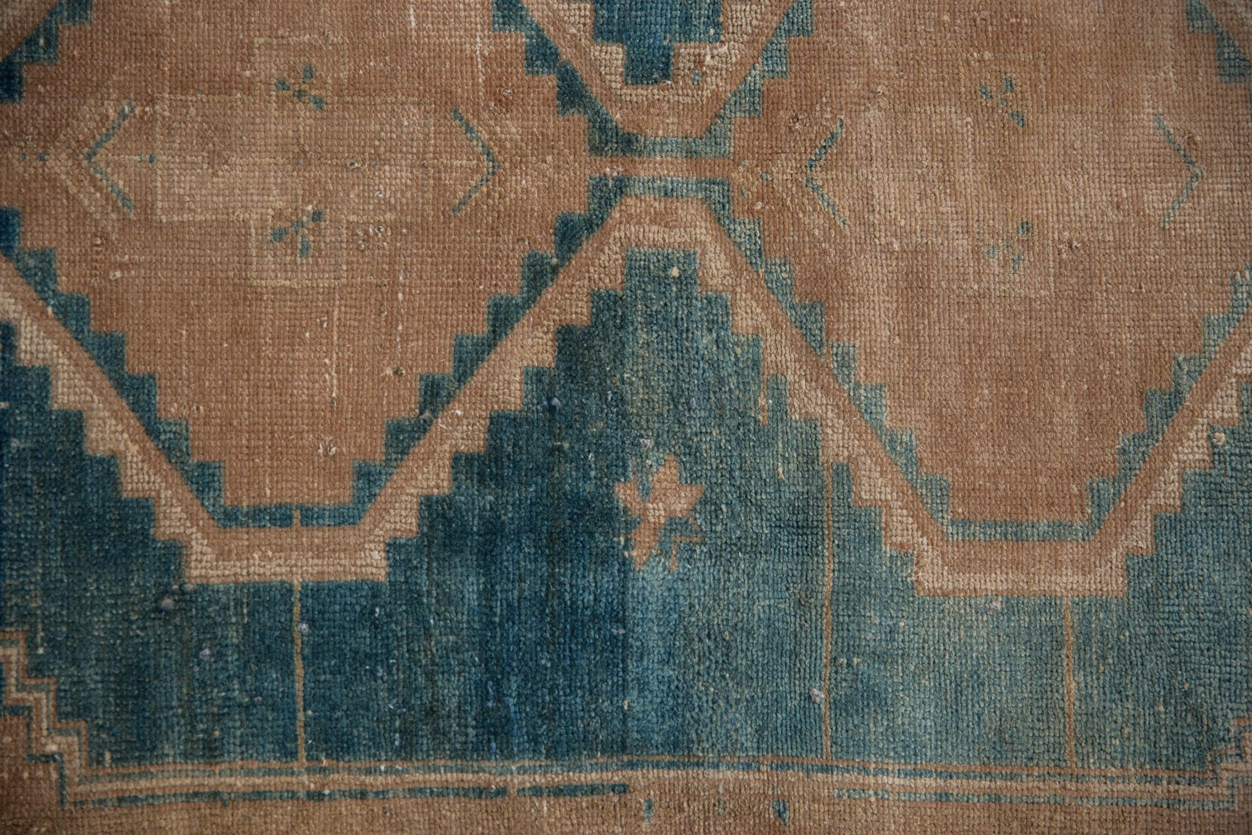 Hand-Knotted Vintage Fine Distressed Hamadan Square Rug For Sale