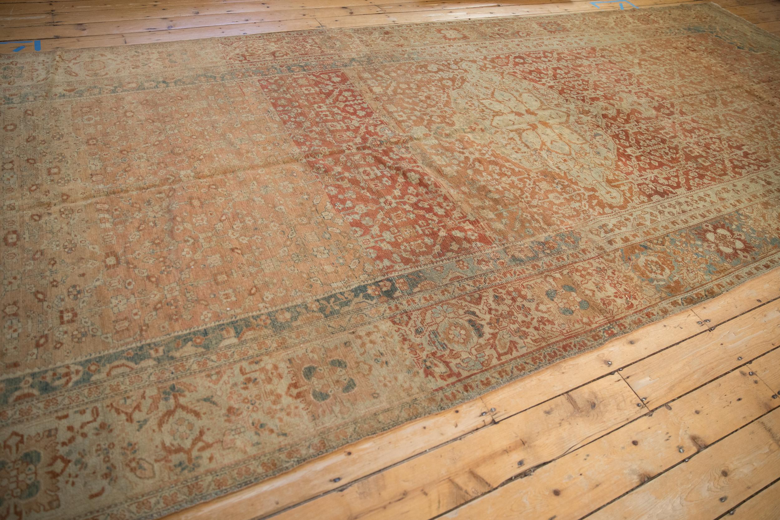 Vintage Fine Distressed Malayer Carpet For Sale 4