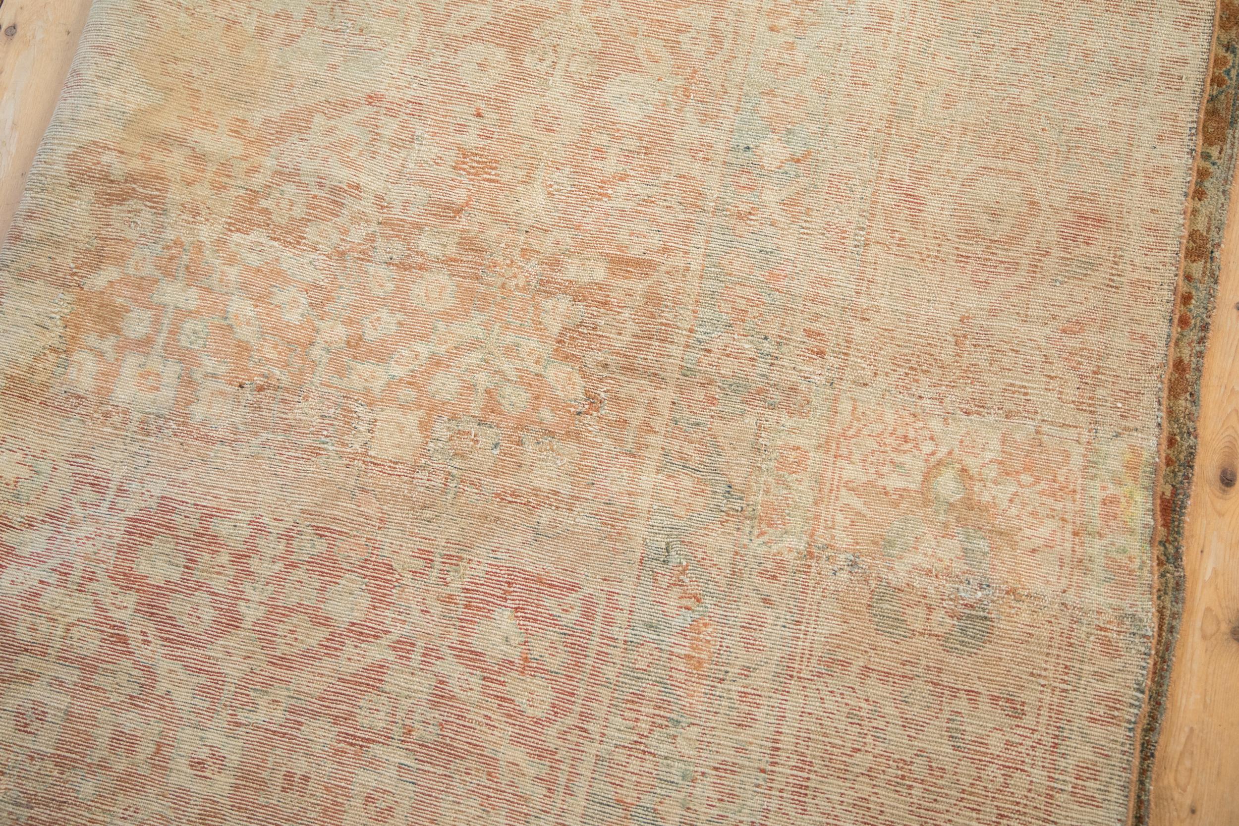 Vintage Fine Distressed Malayer Carpet For Sale 8