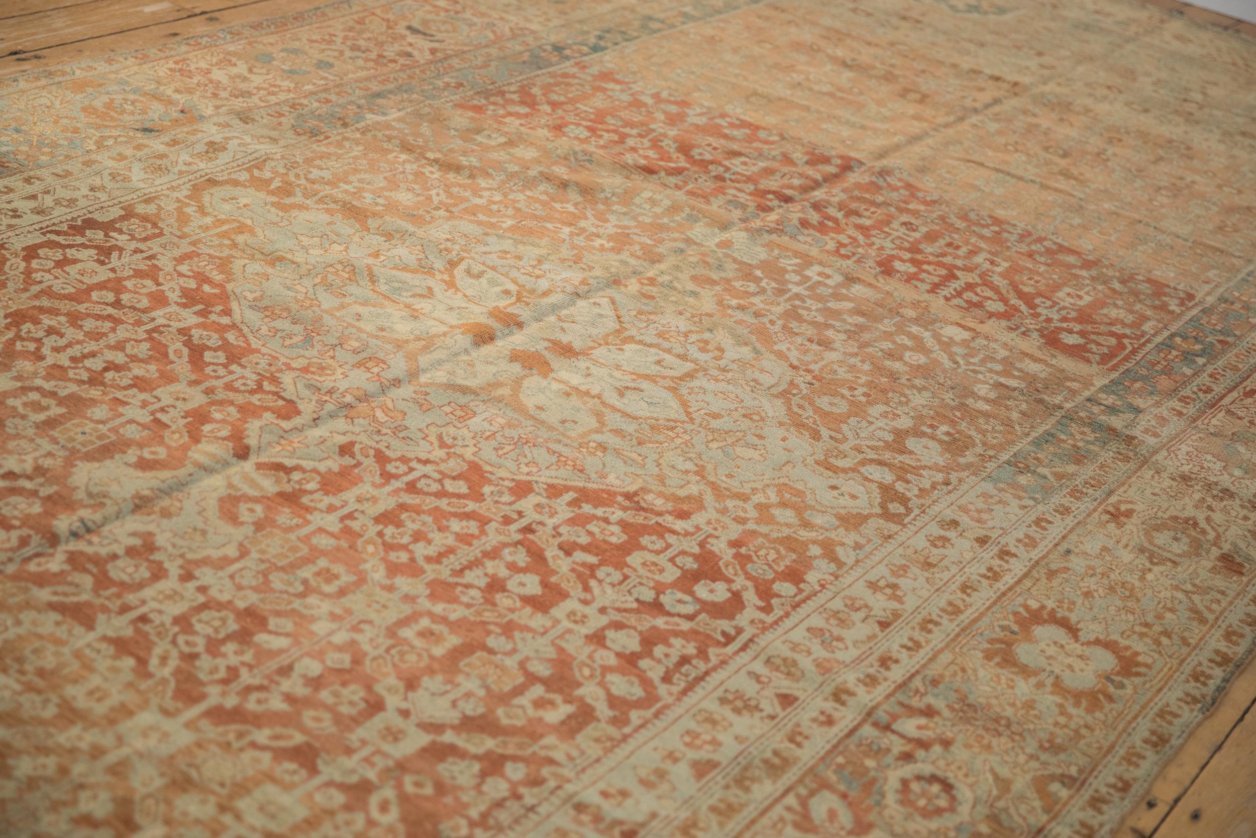 Mid-20th Century Vintage Fine Distressed Malayer Carpet For Sale
