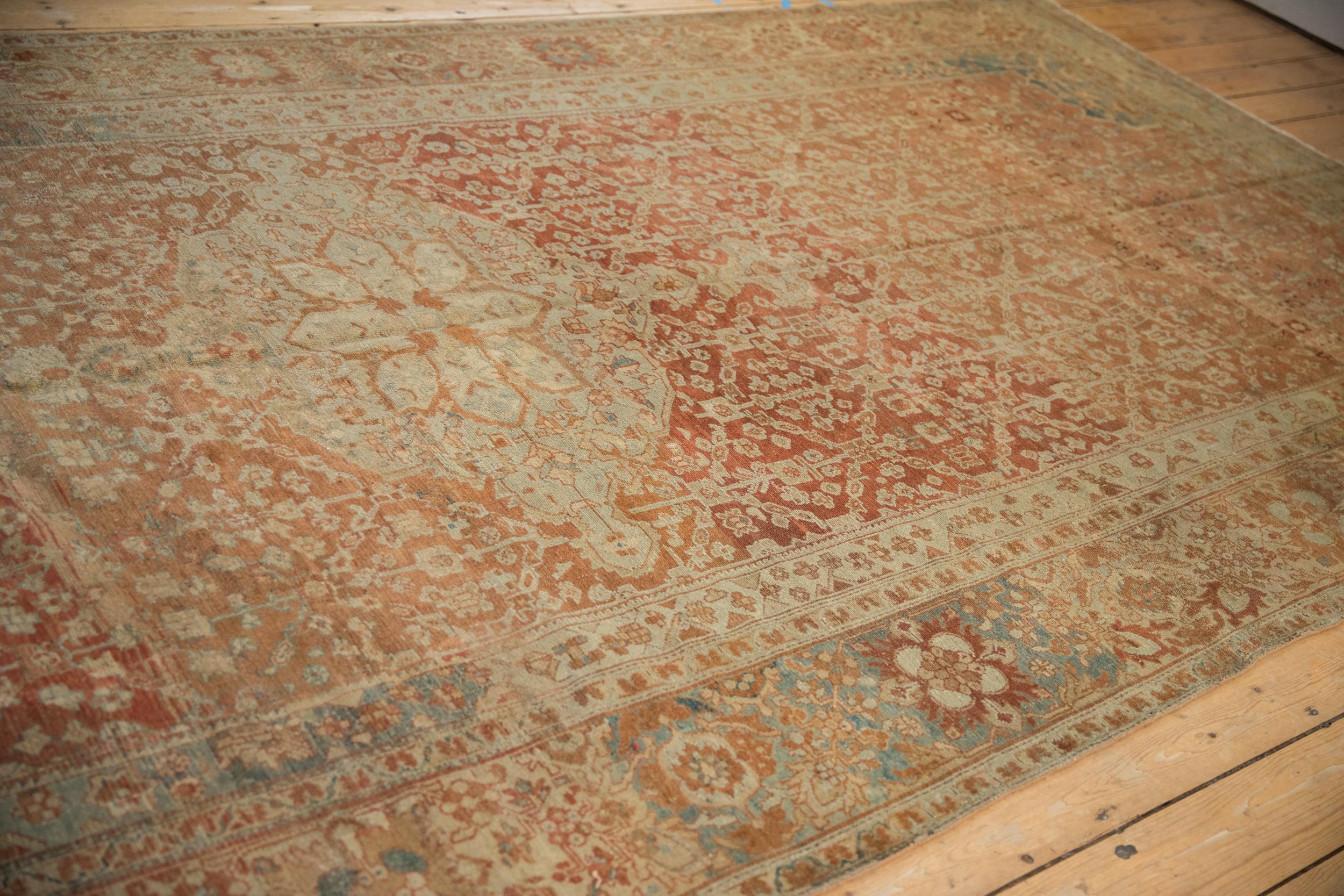 Vintage Fine Distressed Malayer Carpet For Sale 2