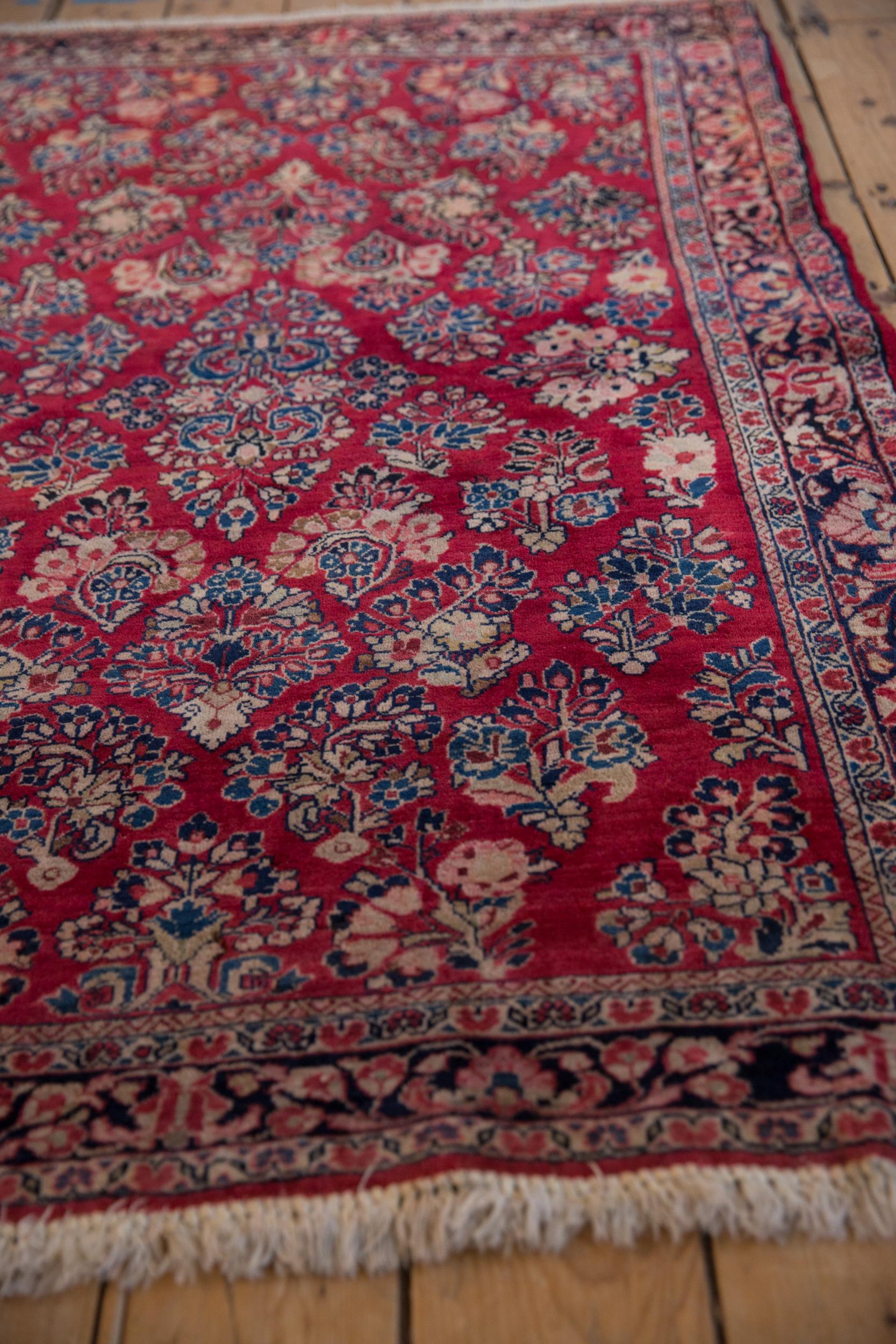 Vintage Fine German Sarouk Rug In Good Condition For Sale In Katonah, NY