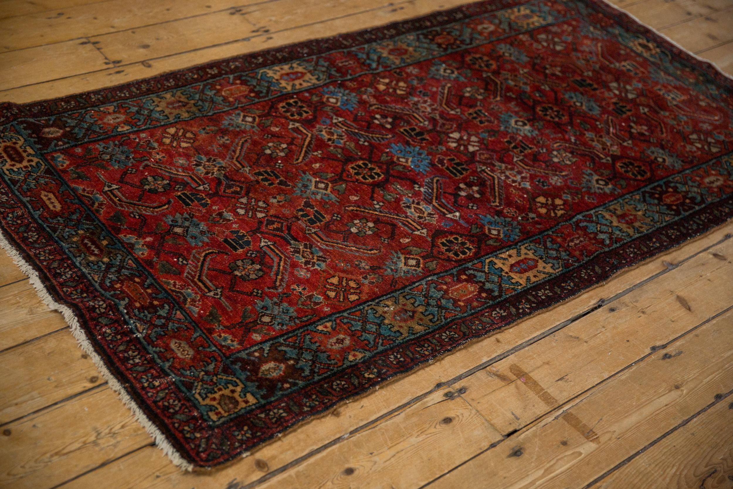 Alfombra antigua Hamadan Persa en venta