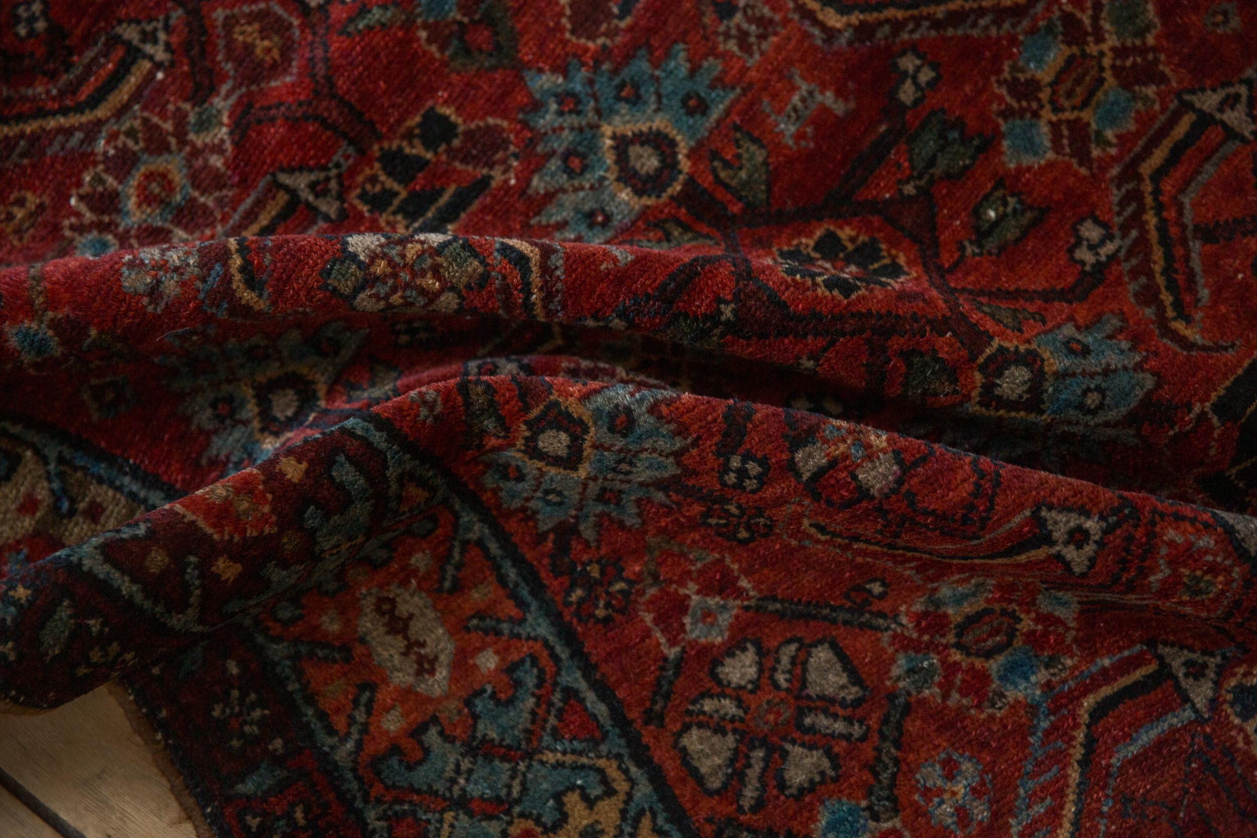 Alfombra antigua Hamadan mediados del siglo XX en venta