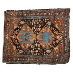 Vintage Fine Heriz Square Rug