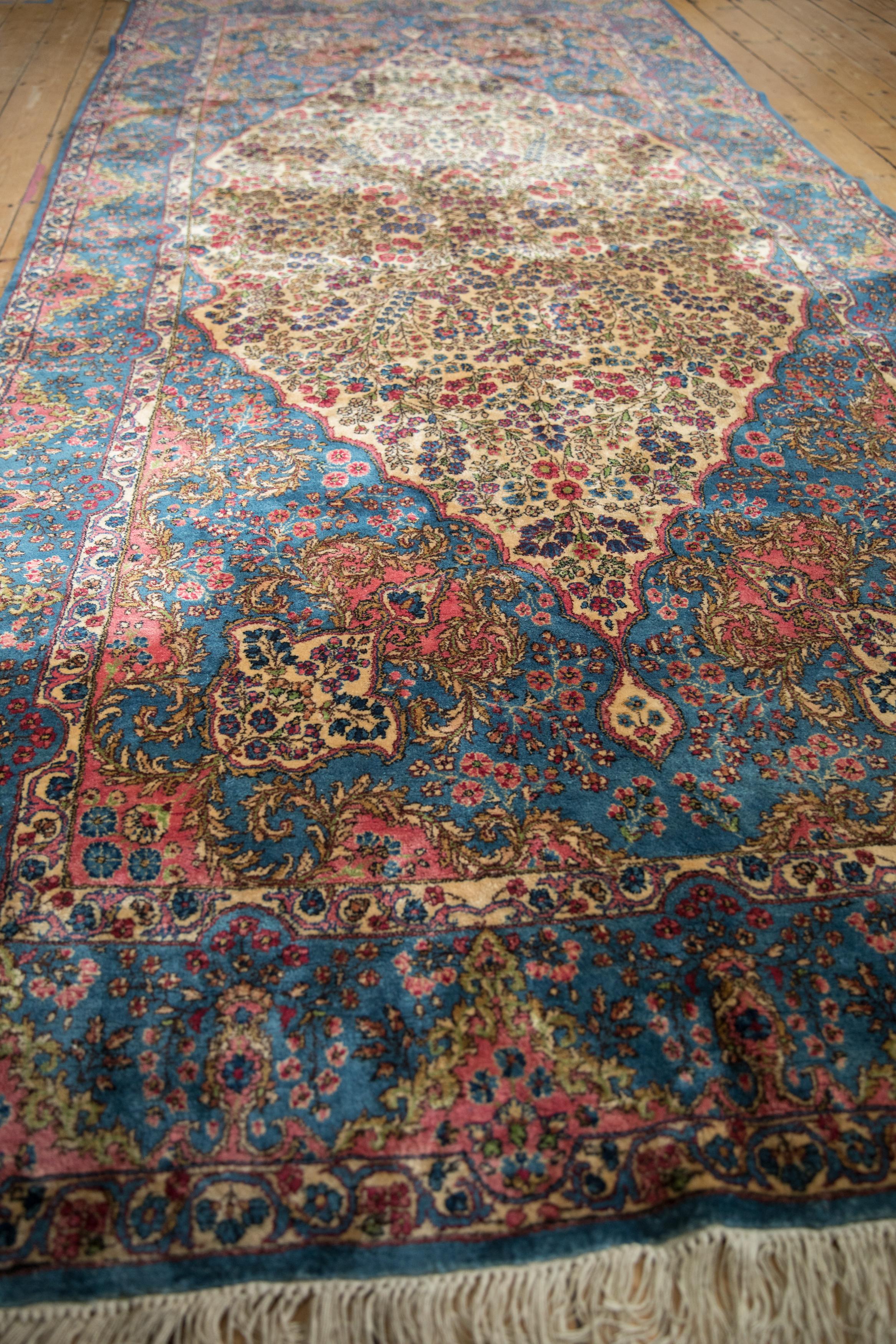 Vintage Fine Kerman Teppich Läufer (Persisch) im Angebot