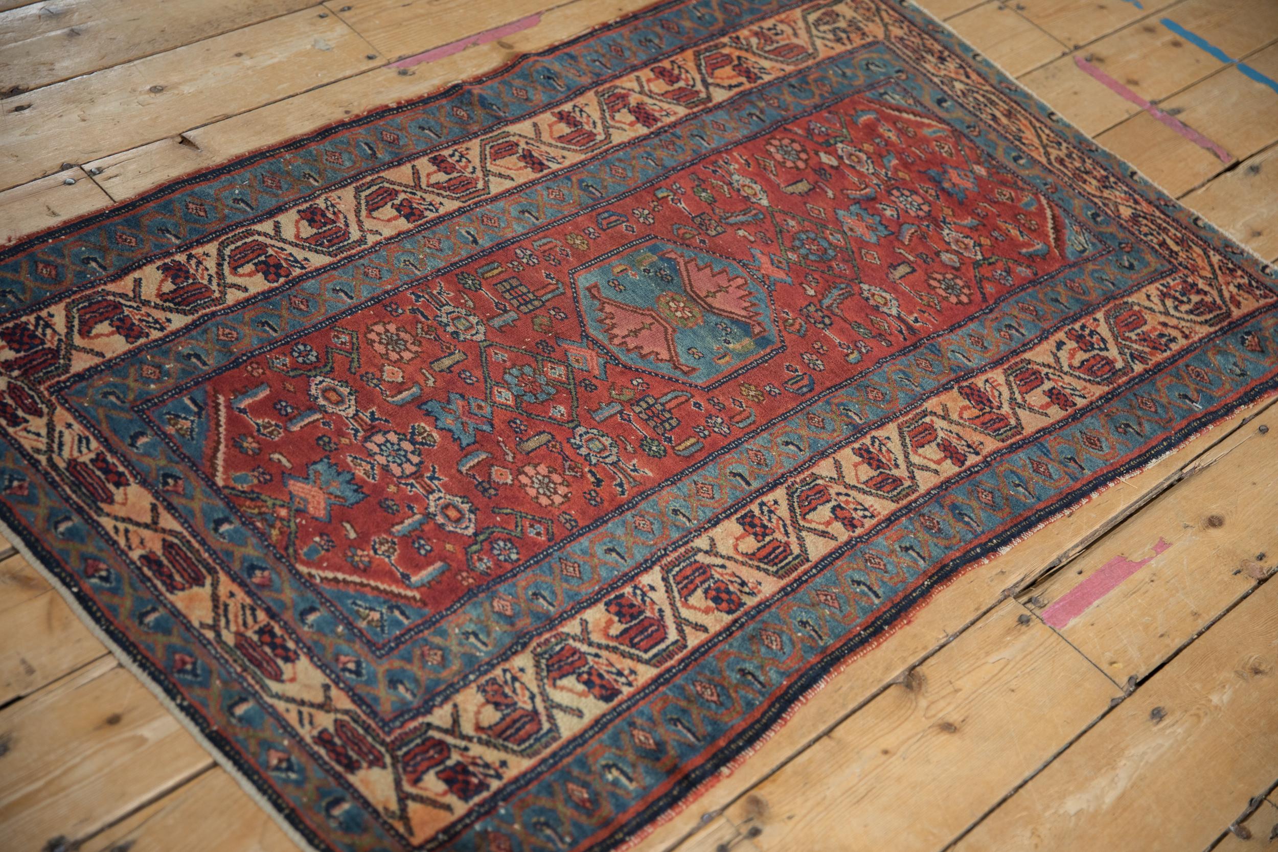 Mid-20th Century Vintage Fine Malayer Rug For Sale