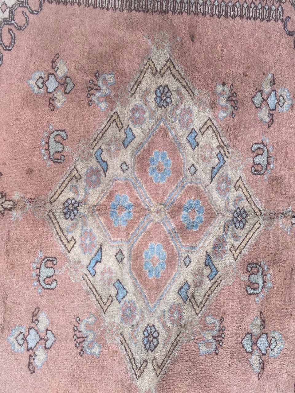 20th Century Vintage fine Turkish rug For Sale