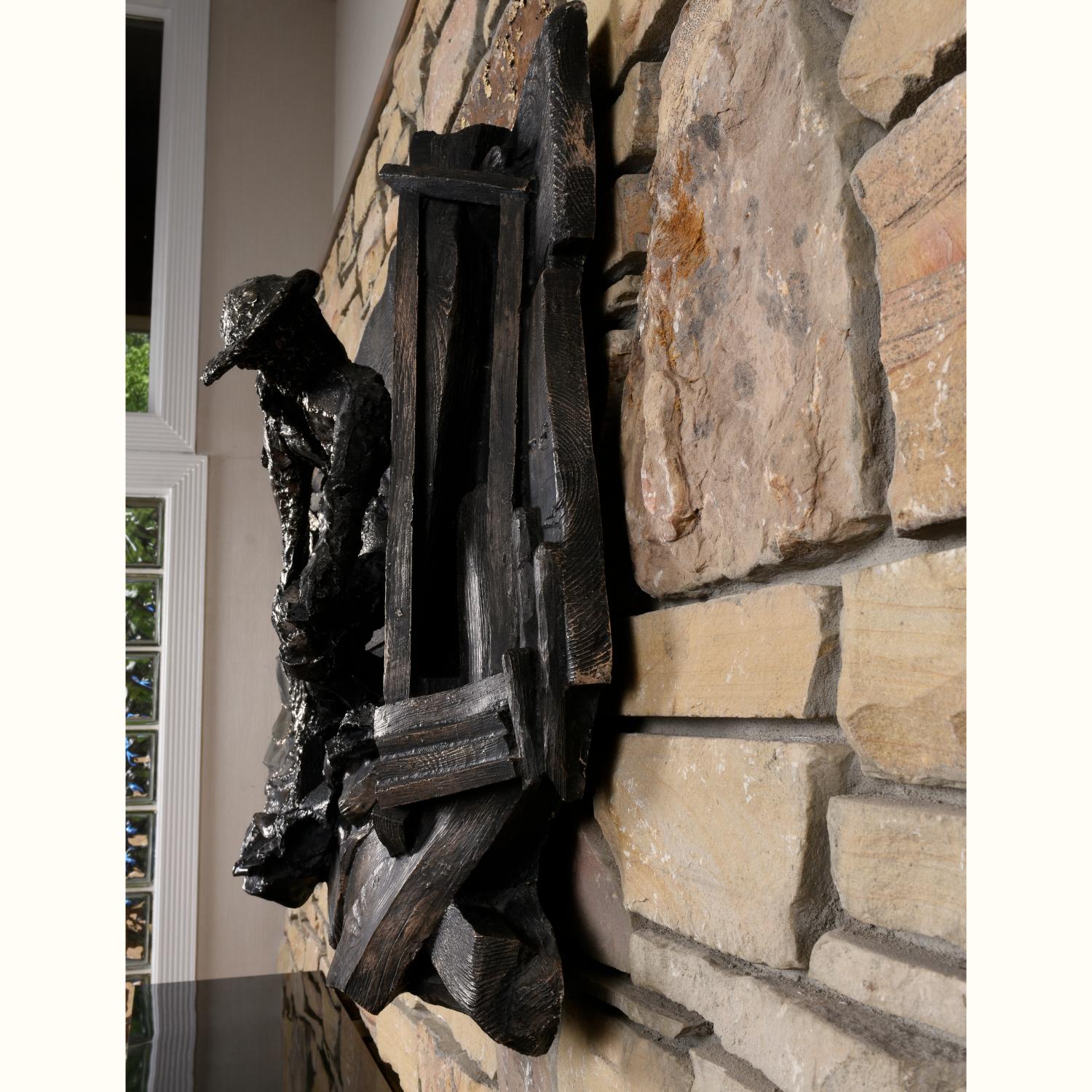 Fin du 20e siècle Finesse Originals Brutalist Fisherman Nautical Coastal Sculpture